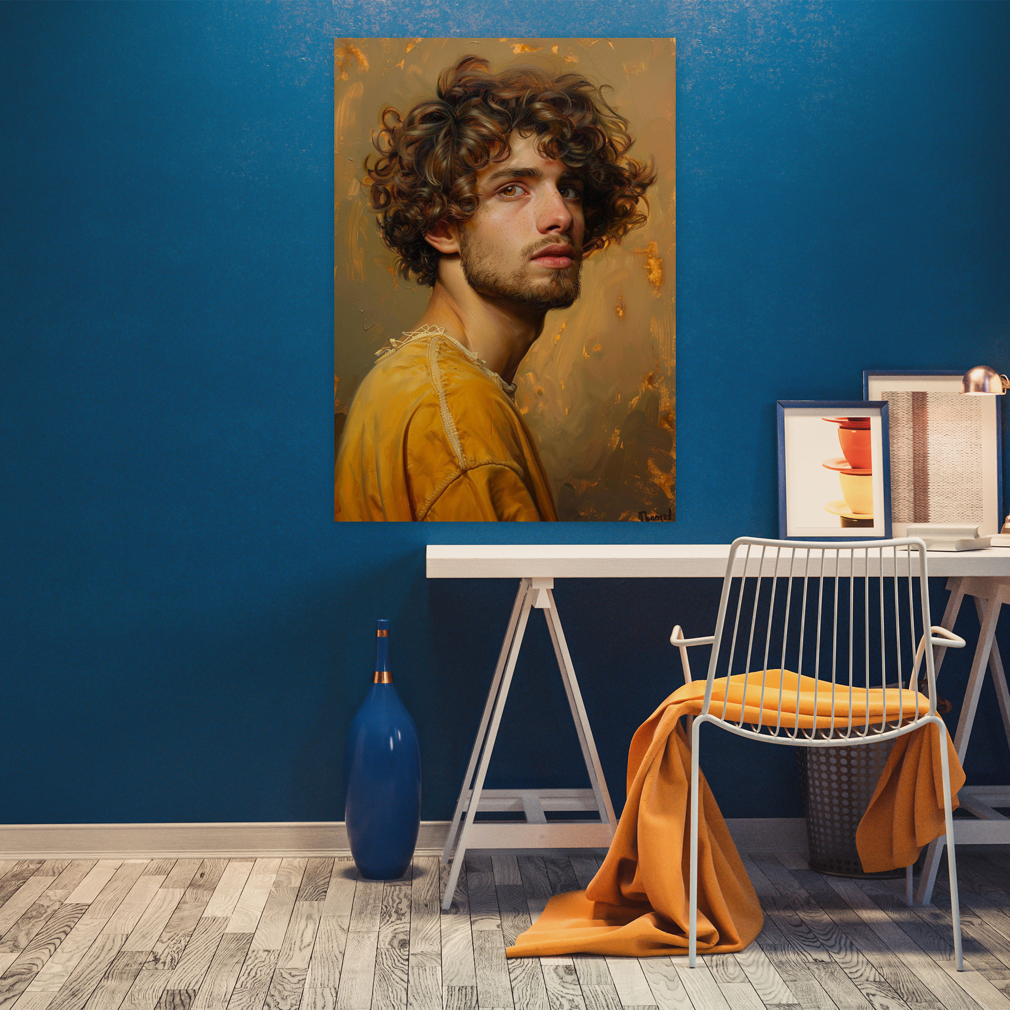 Warm Hues Portraits Wall Art - Raffaello Sanzio, Canvas Wall Art, Raffaello Sanzio, Home Decoration