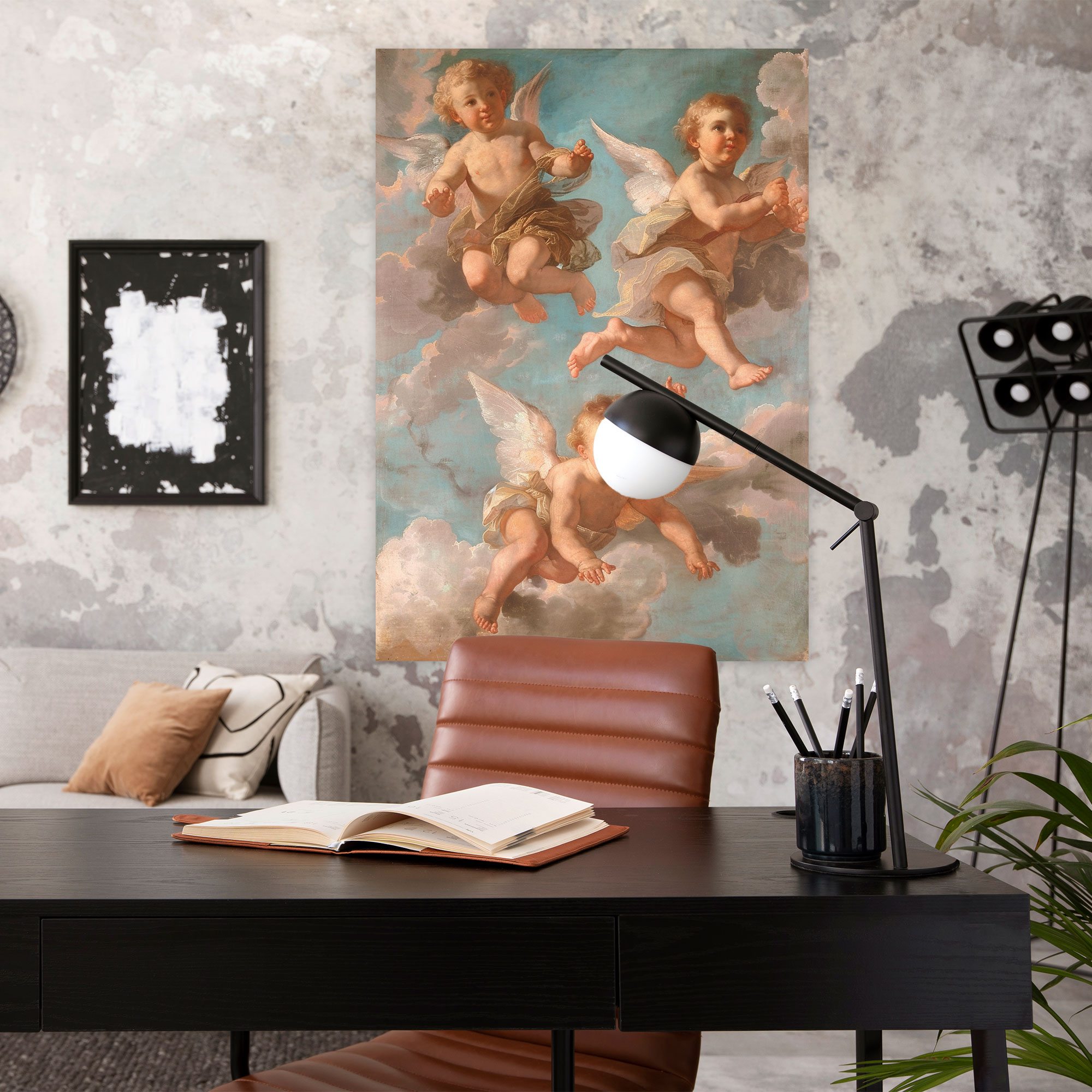 Heavenly Cherubs Canvas Print - Raffaello Sanzio, Wall Decoration, Canvas Wall Art, Raffaello Sanzio