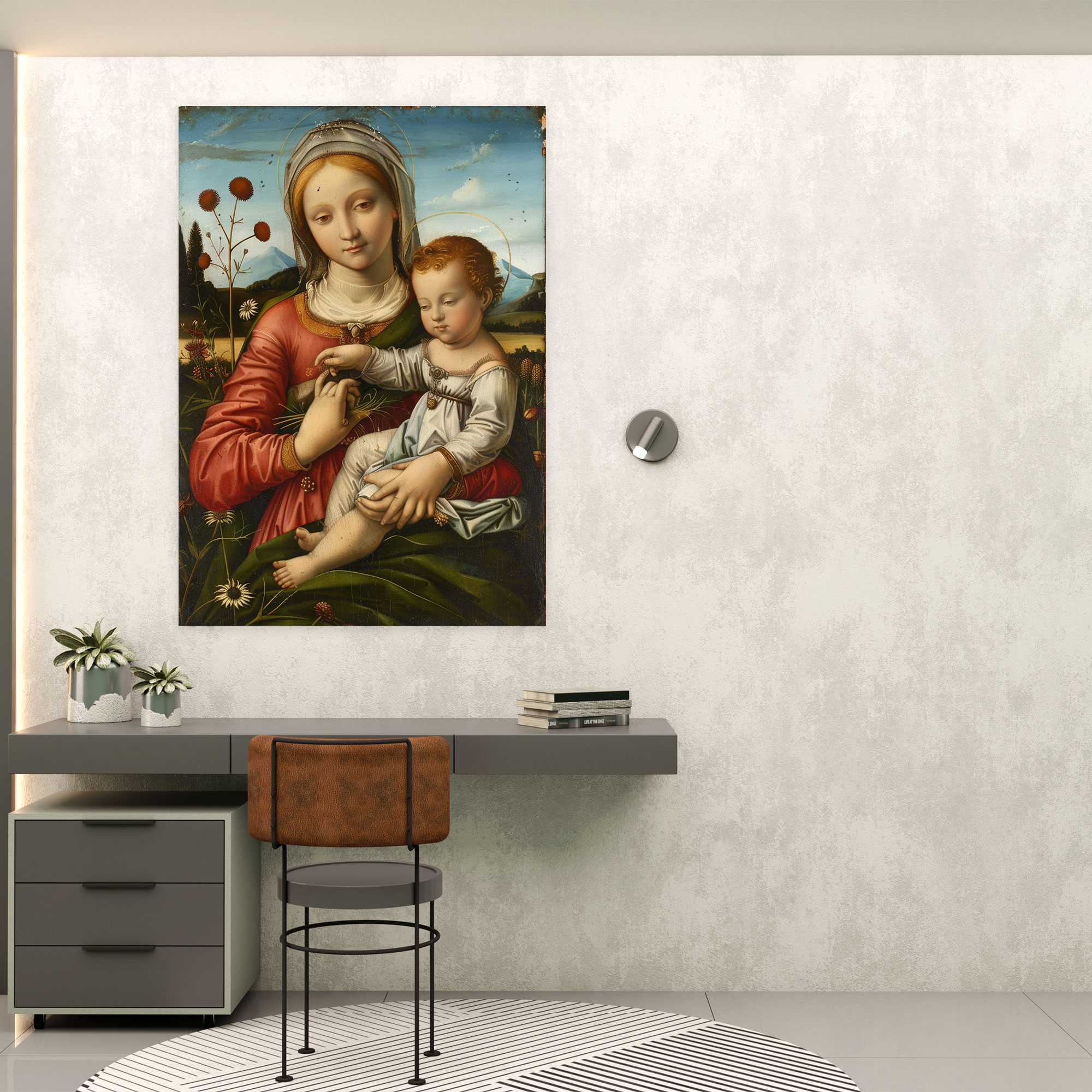 Madonnas Of The Meadow Wall Art - Raffaello Sanzio, Home Decoration, Canvas, Wall Art