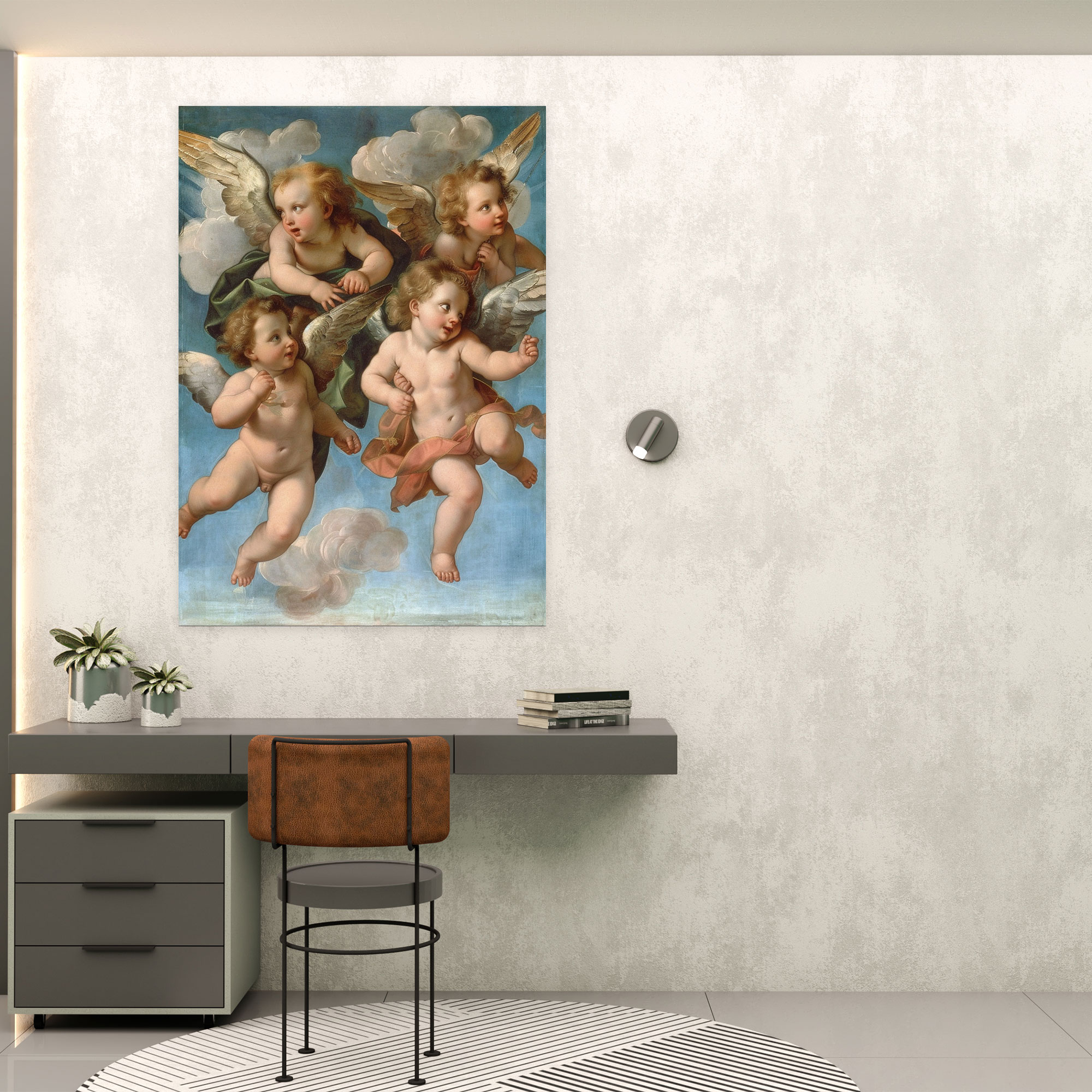 Raphael's Angels Wall Decoration - Raffaello Sanzio, Raffaello Sanzio, Home Decoration, Canvas