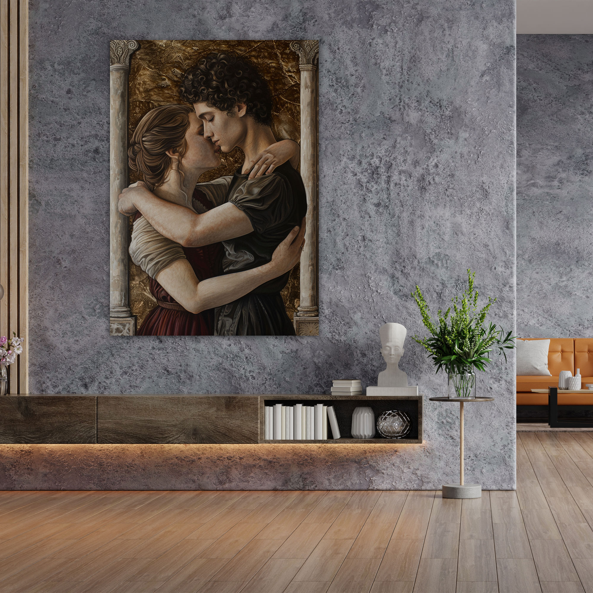 Romantic Raffaello Sanzio Wall Art - Raffaello Sanzio, Home Decoration, Canvas, Raffaello Sanzio