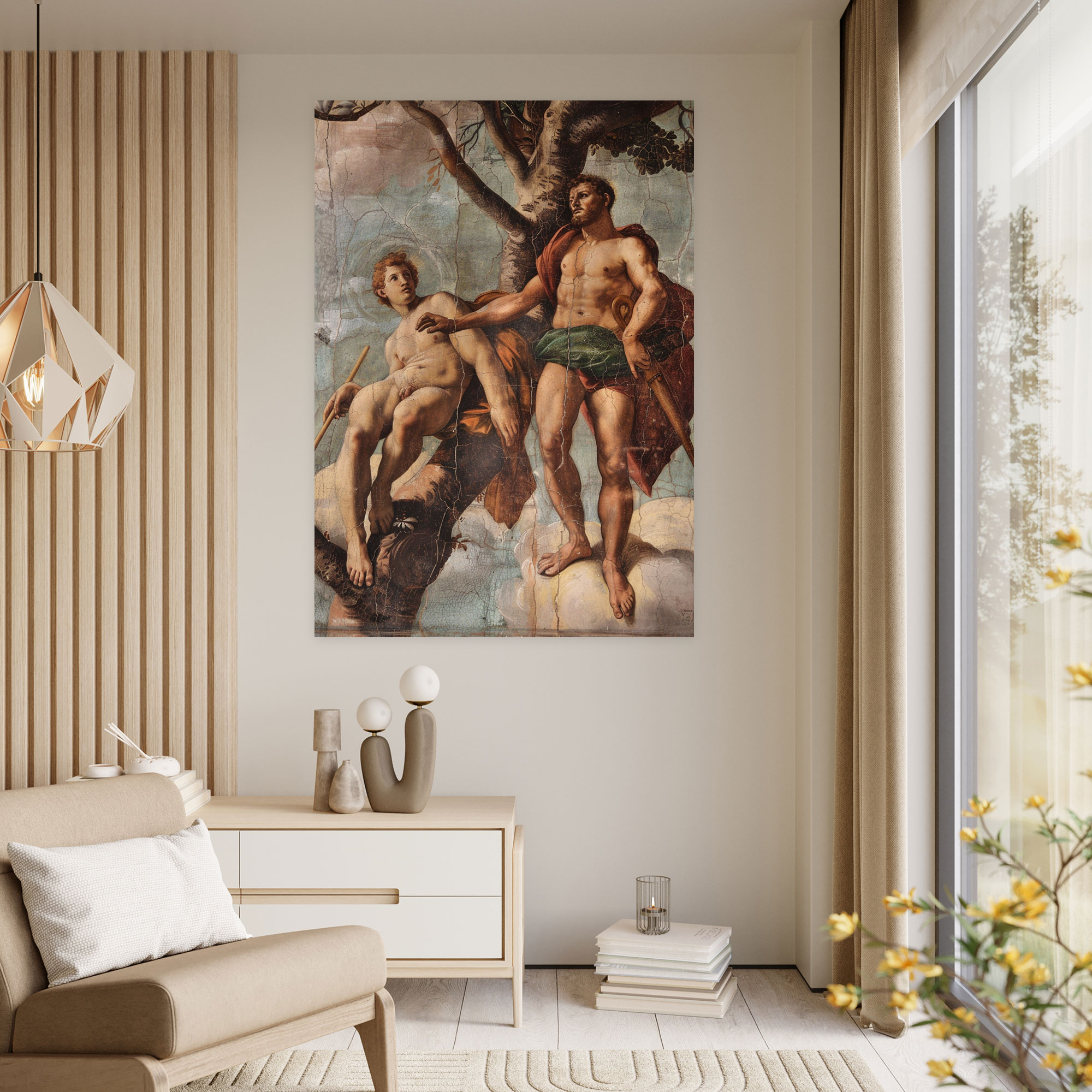 Allegorical Raffaello Sanzio Wall Art - Raffaello Sanzio, Raffaello Sanzio, Wall Art, Canvas