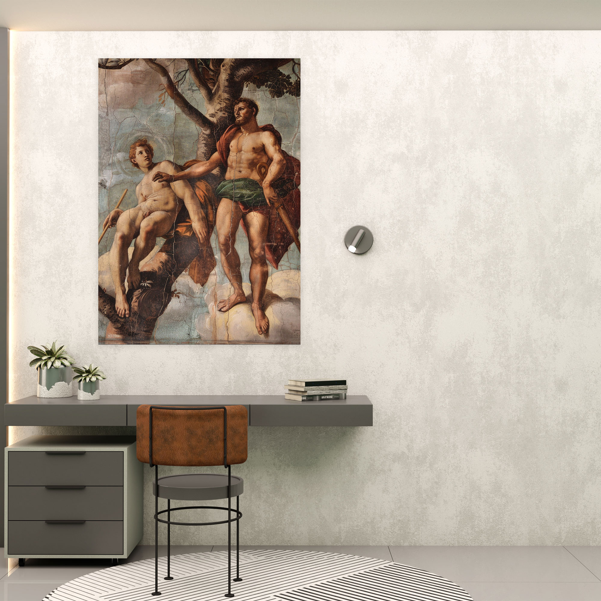 Allegorical Raffaello Sanzio Wall Art - Raffaello Sanzio, Raffaello Sanzio, Wall Art, Canvas