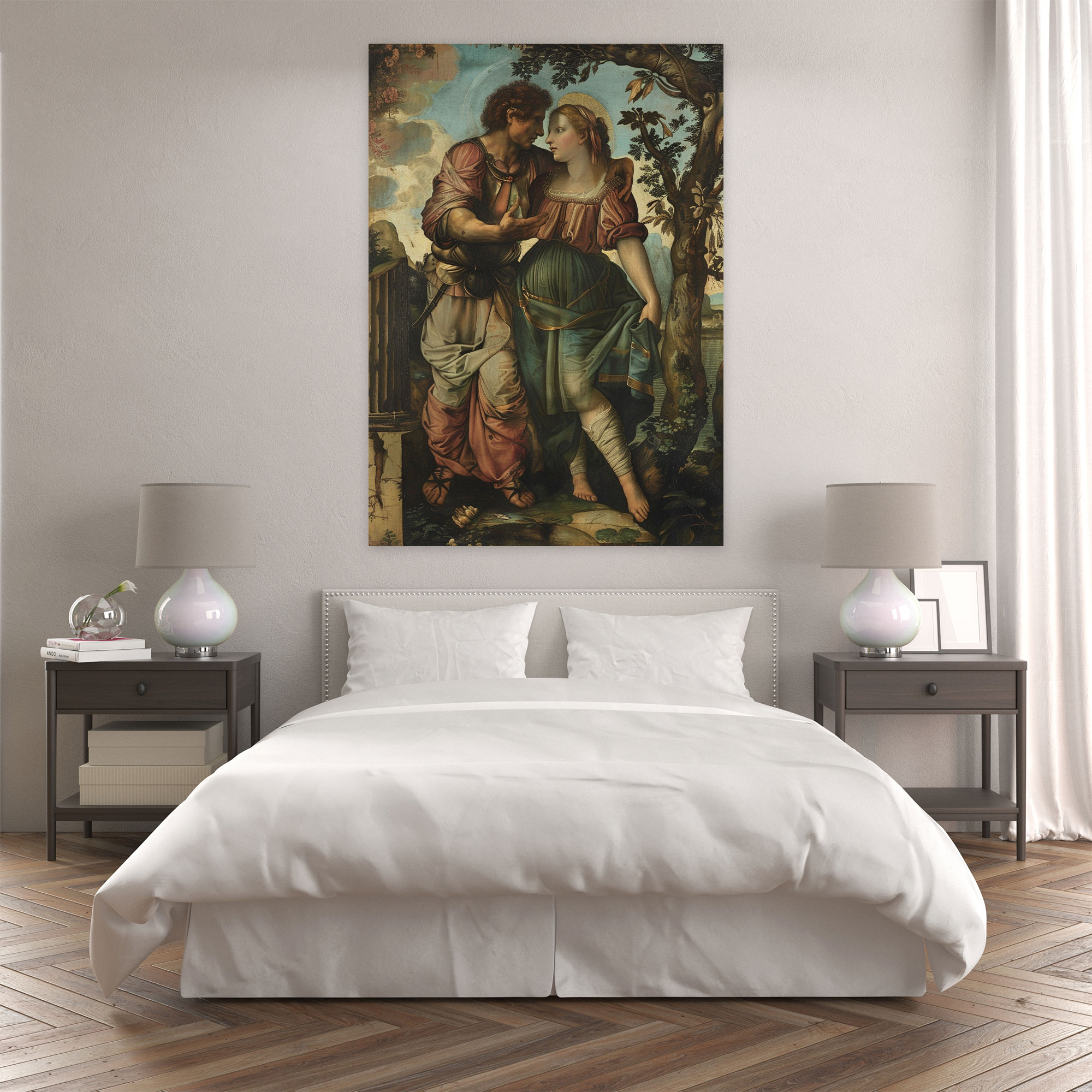 Romantic Raffaello Sanzio Canvas Wall Art - Raffaello Sanzio, Home Decoration, Canvas Print, Canvas