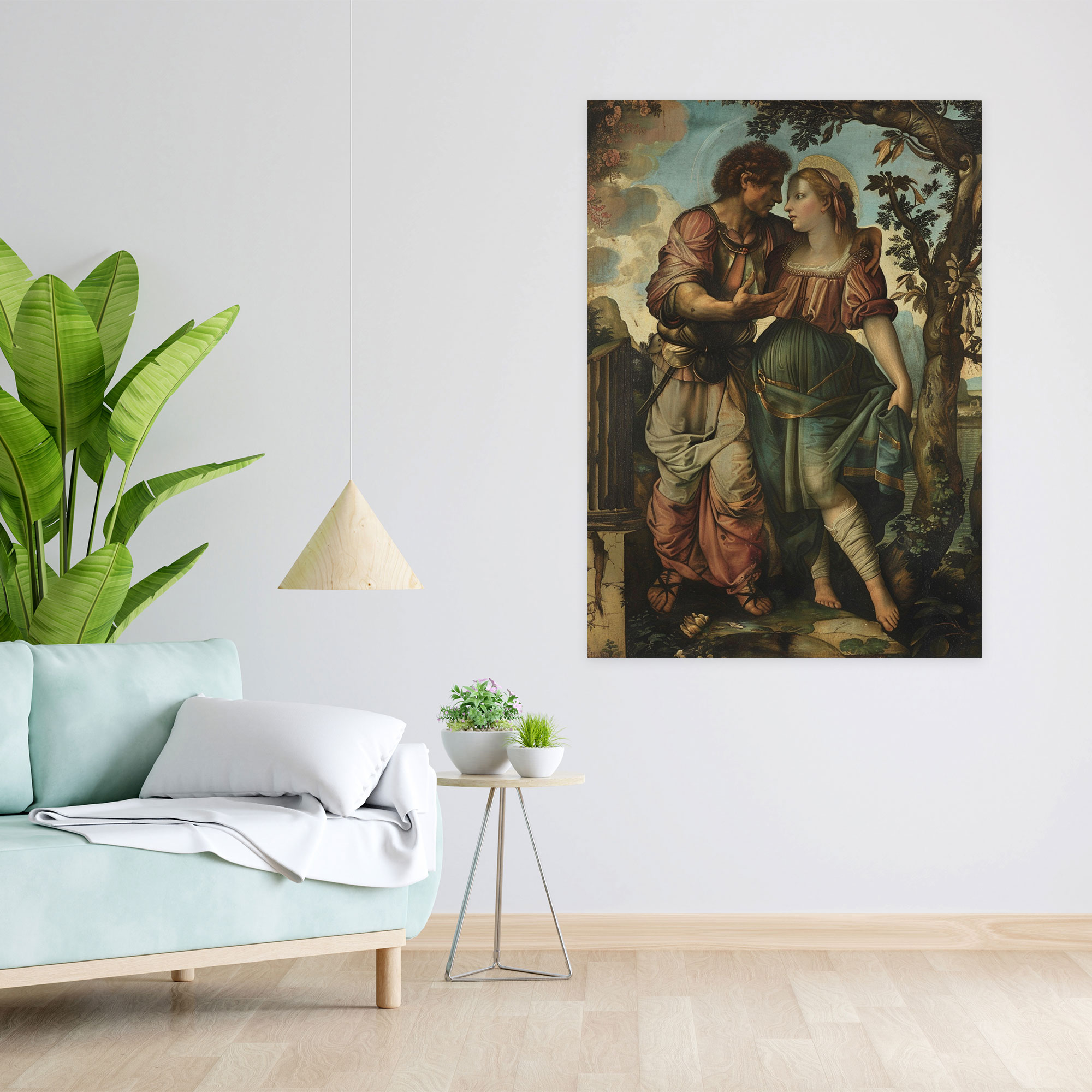 Romantic Raffaello Sanzio Canvas Wall Art - Raffaello Sanzio, Home Decoration, Canvas Print, Canvas
