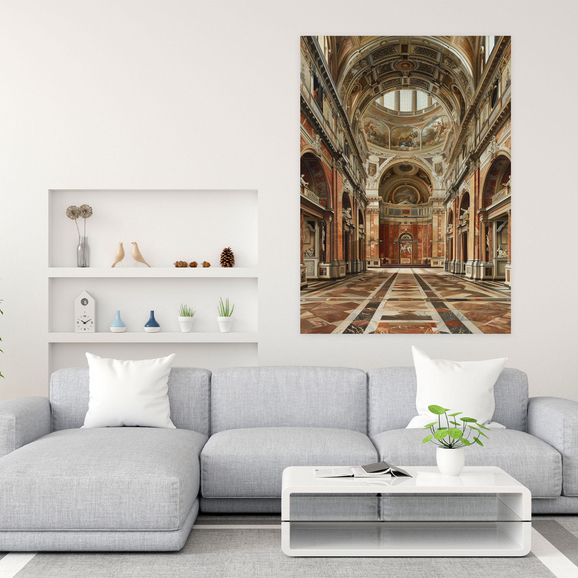 Majestic Raffaello Sanzio Framed Canvas Art - Raffaello Sanzio, Framed Canvas Art, Wall Decoration, Canvas Print