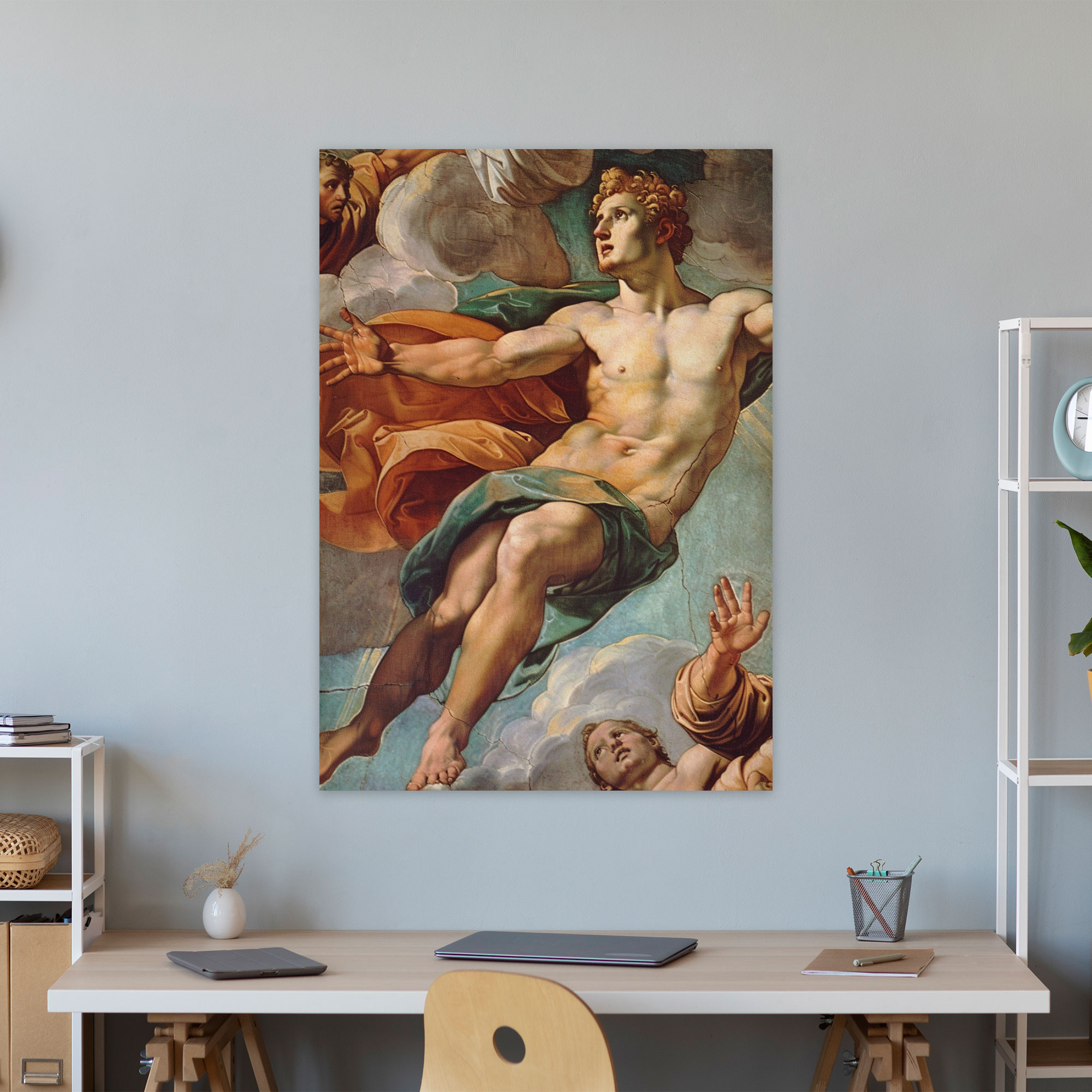 Creation Of Adam Wall Art By Raffaello Sanzio - Raffaello Sanzio, Canvas, Wall Art, Canvas Print