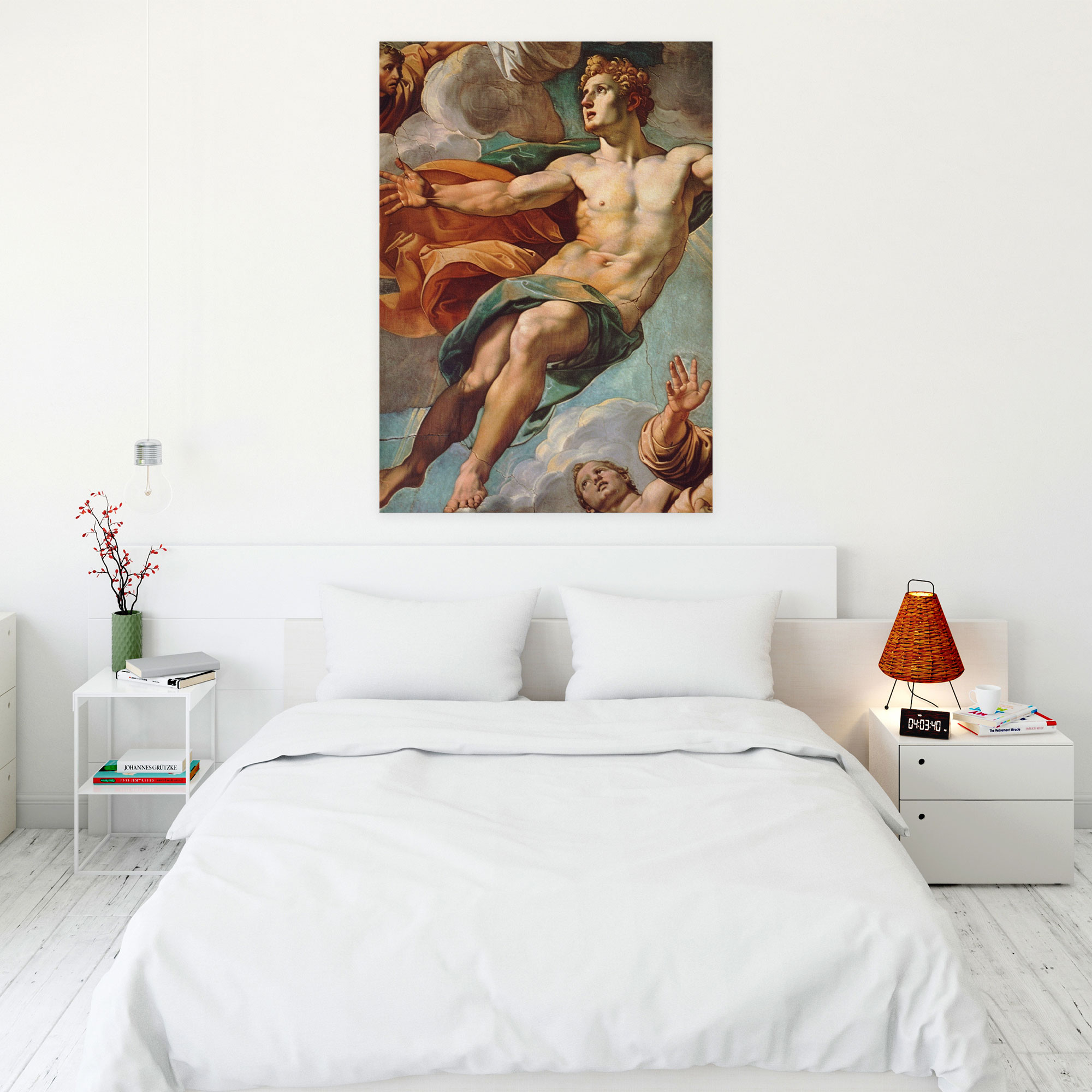 Creation Of Adam Wall Art By Raffaello Sanzio - Raffaello Sanzio, Canvas, Wall Art, Canvas Print