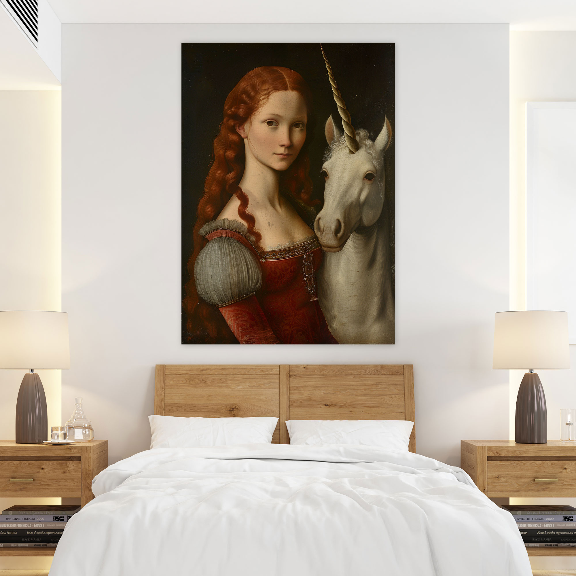 Raffaello Sanzio Portrait Canvas Print - Raffaello Sanzio, Canvas Wall Art, Wall Art, Canvas Print