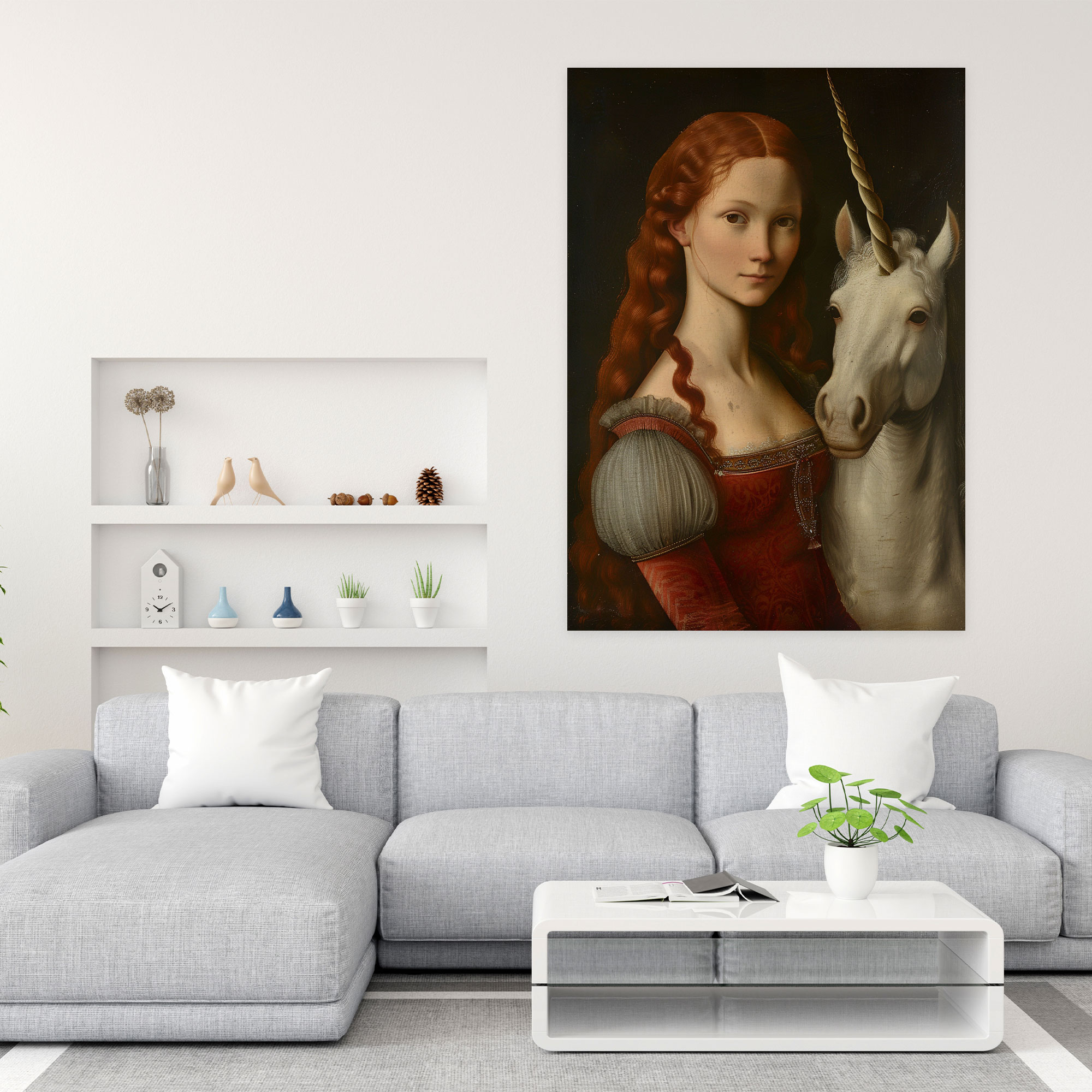 Raffaello Sanzio Portrait Canvas Print - Raffaello Sanzio, Canvas Wall Art, Wall Art, Canvas Print
