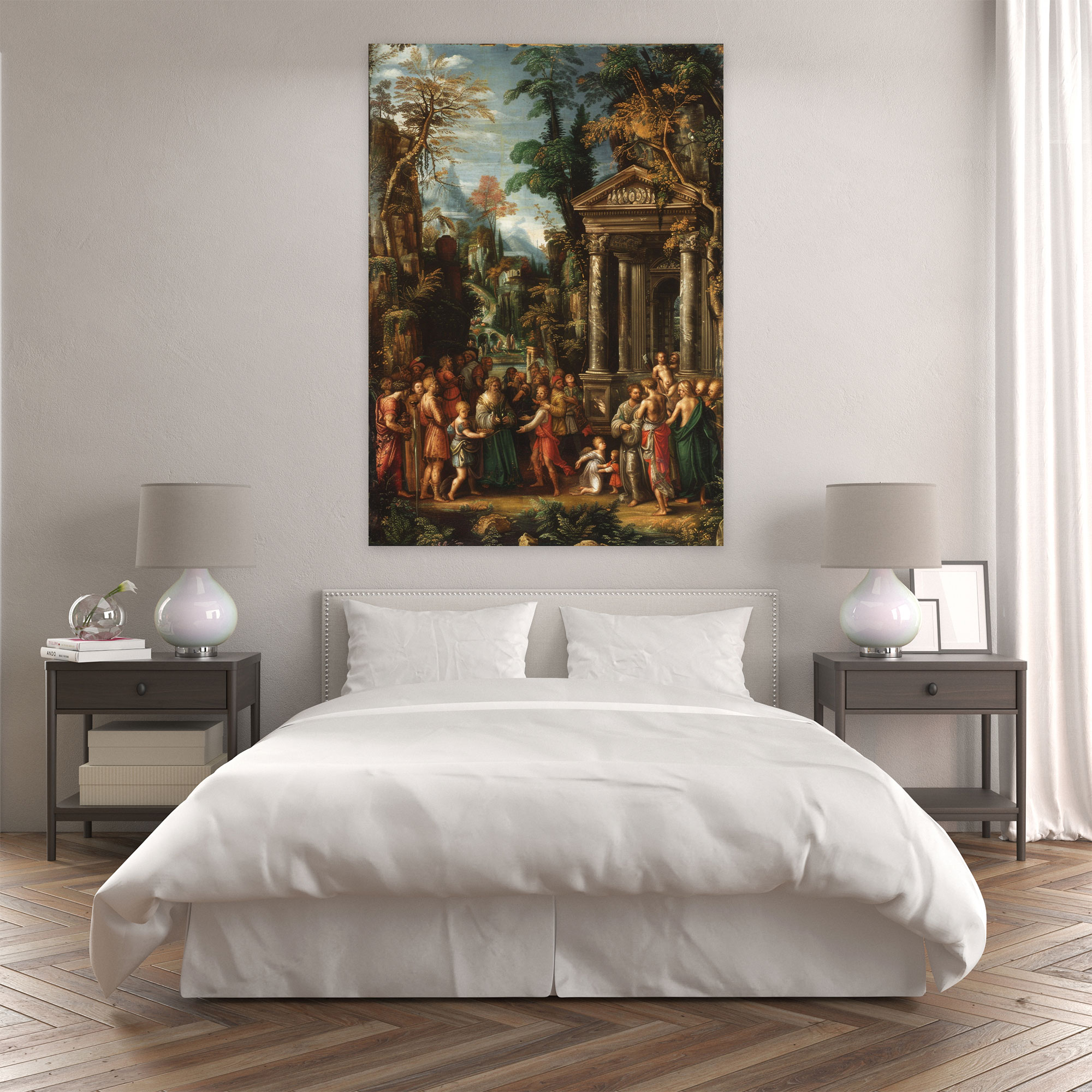Raffaello Sanzio Wall Decoration - Raffaello Sanzio, Raffaello Sanzio, Wall Decoration, Canvas Wall Art