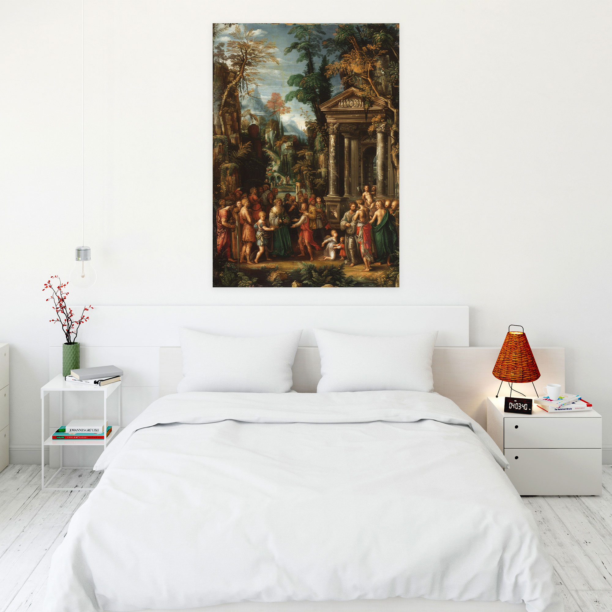 Raffaello Sanzio Wall Decoration - Raffaello Sanzio, Raffaello Sanzio, Wall Decoration, Canvas Wall Art