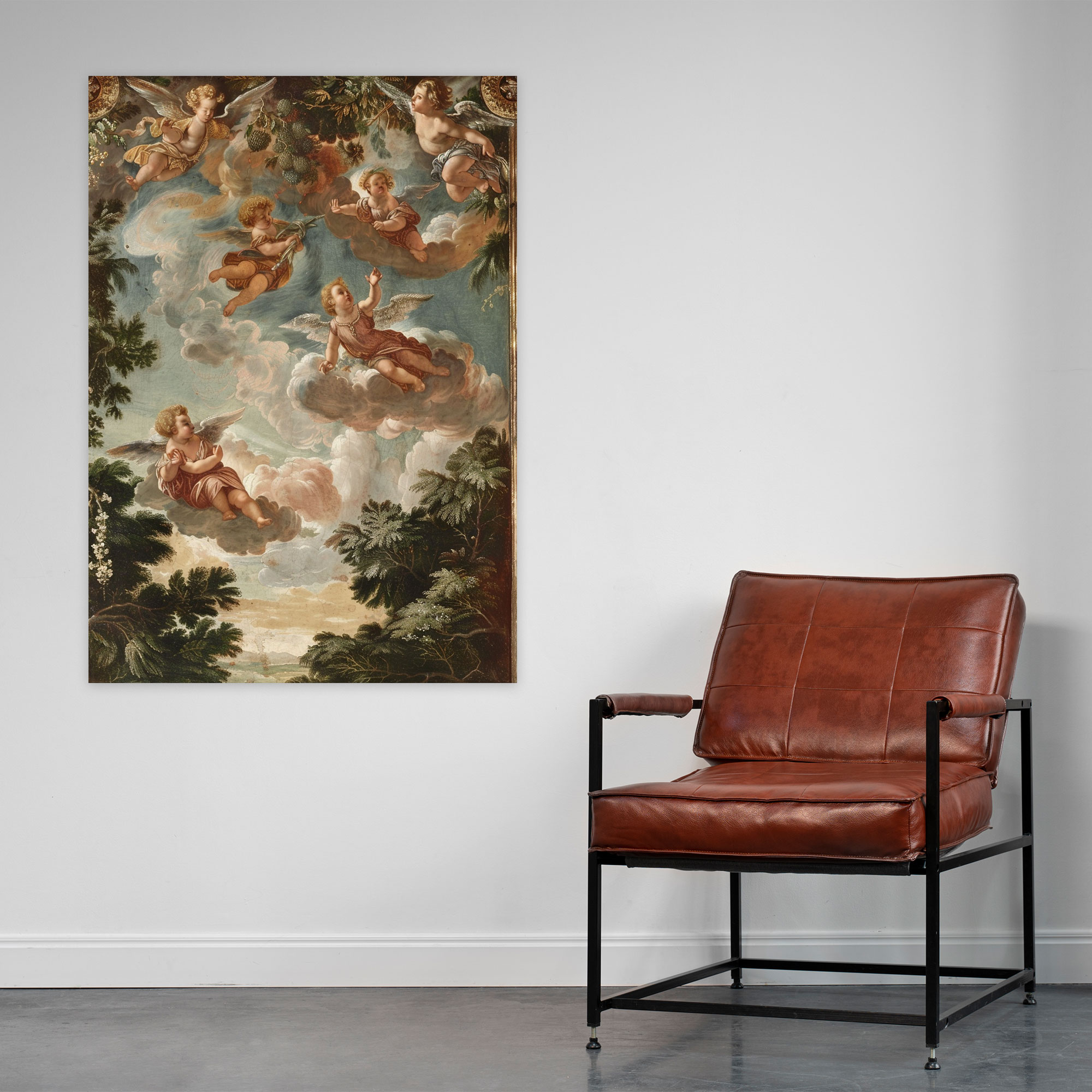 Heavenly Angels Raffaello Sanzio Wall Art - Raffaello Sanzio, Canvas, Wall Art, Canvas Wall Art