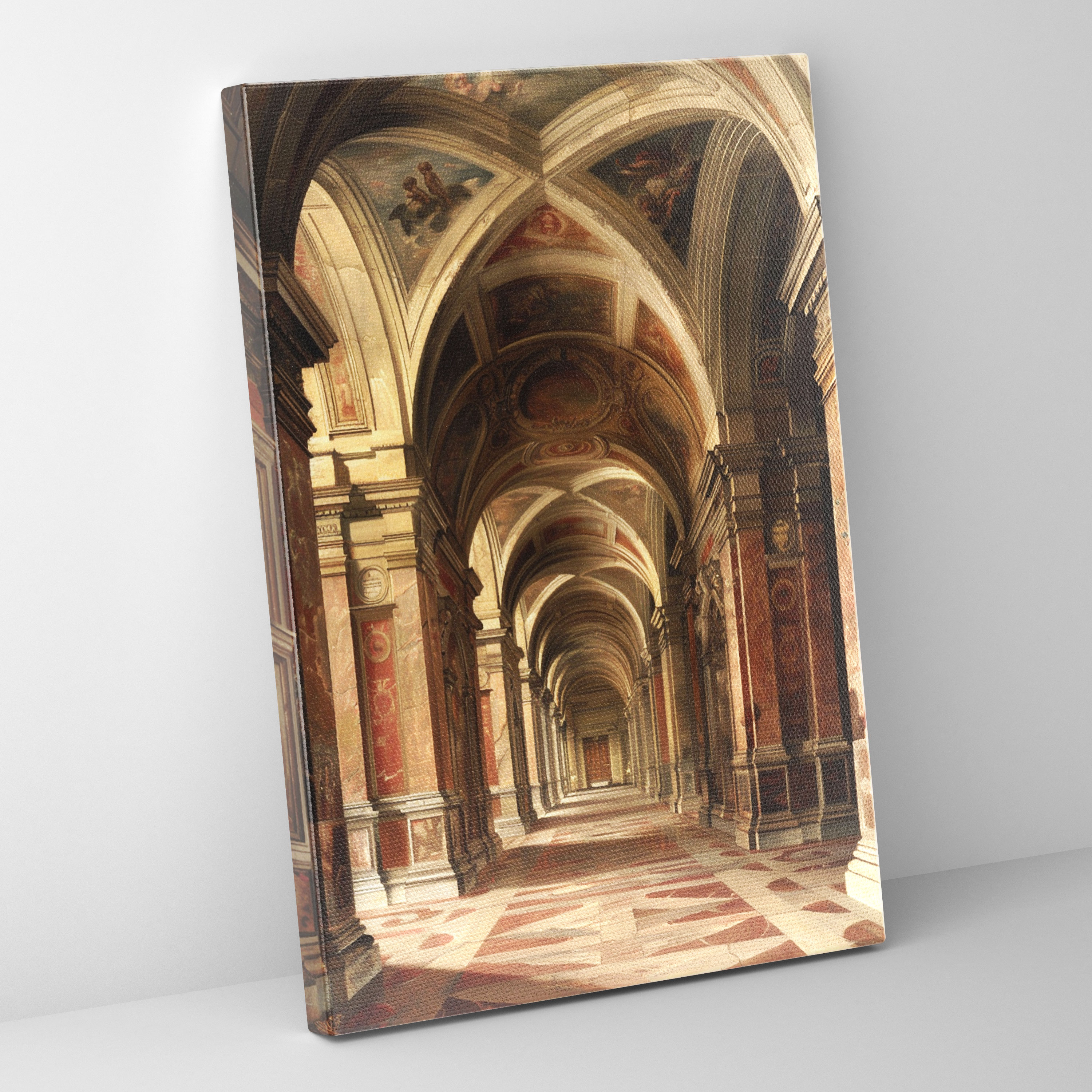 Classical Architecture Raffaello Sanzio Canvas Print - Raffaello Sanzio, Wall Decoration, Canvas Print, Home Decoration
