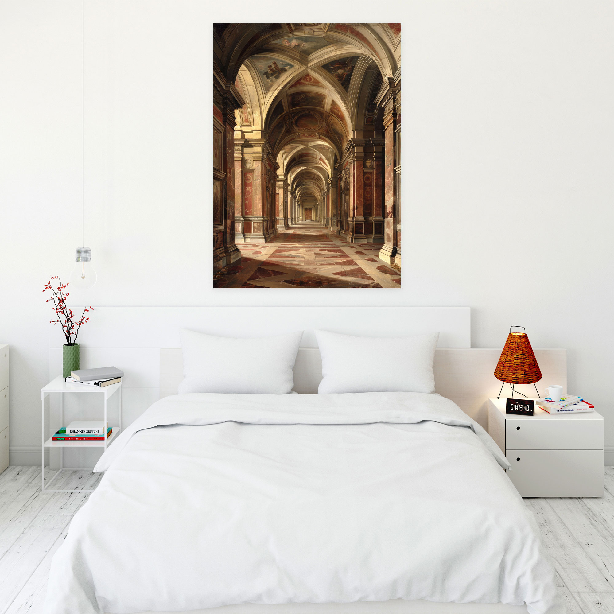 Classical Architecture Raffaello Sanzio Canvas Print - Raffaello Sanzio, Wall Decoration, Canvas Print, Home Decoration