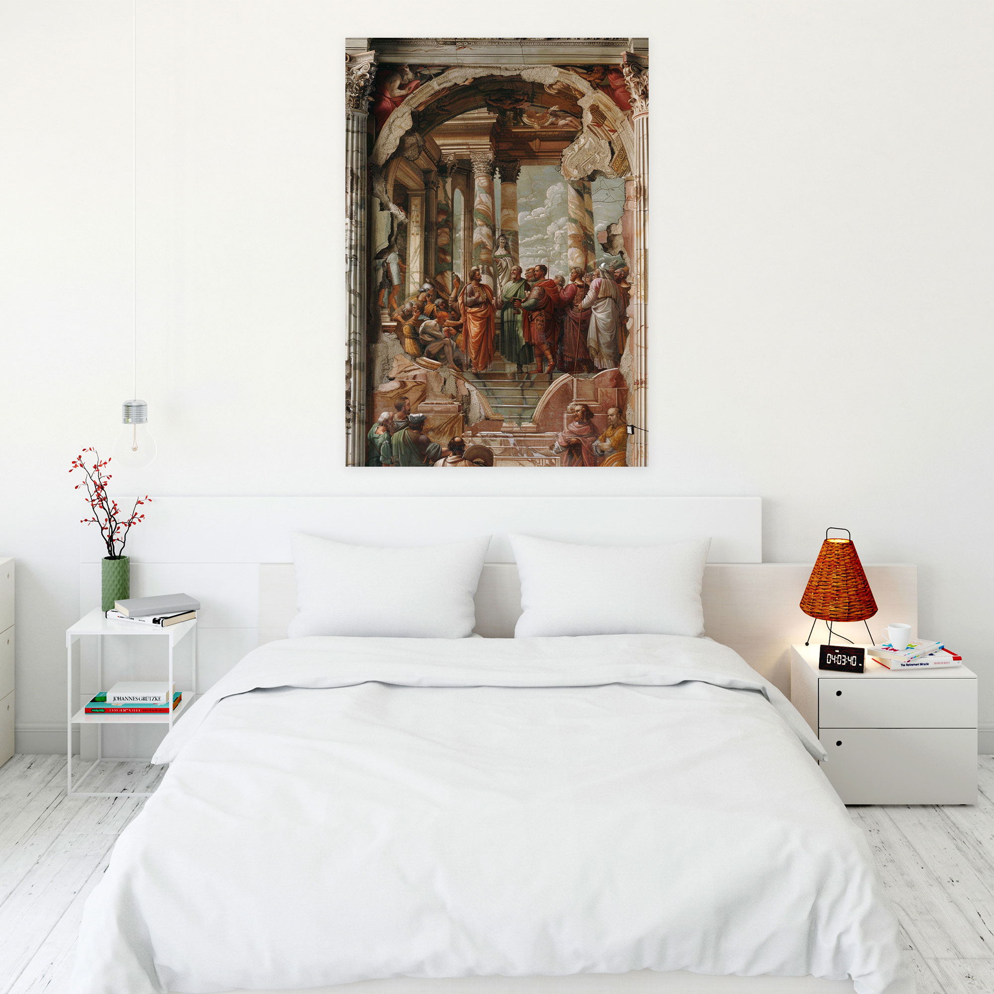 Historical Figures Raffaello Sanzio Canvas Print - Raffaello Sanzio, Canvas Wall Art, Canvas, Raffaello Sanzio