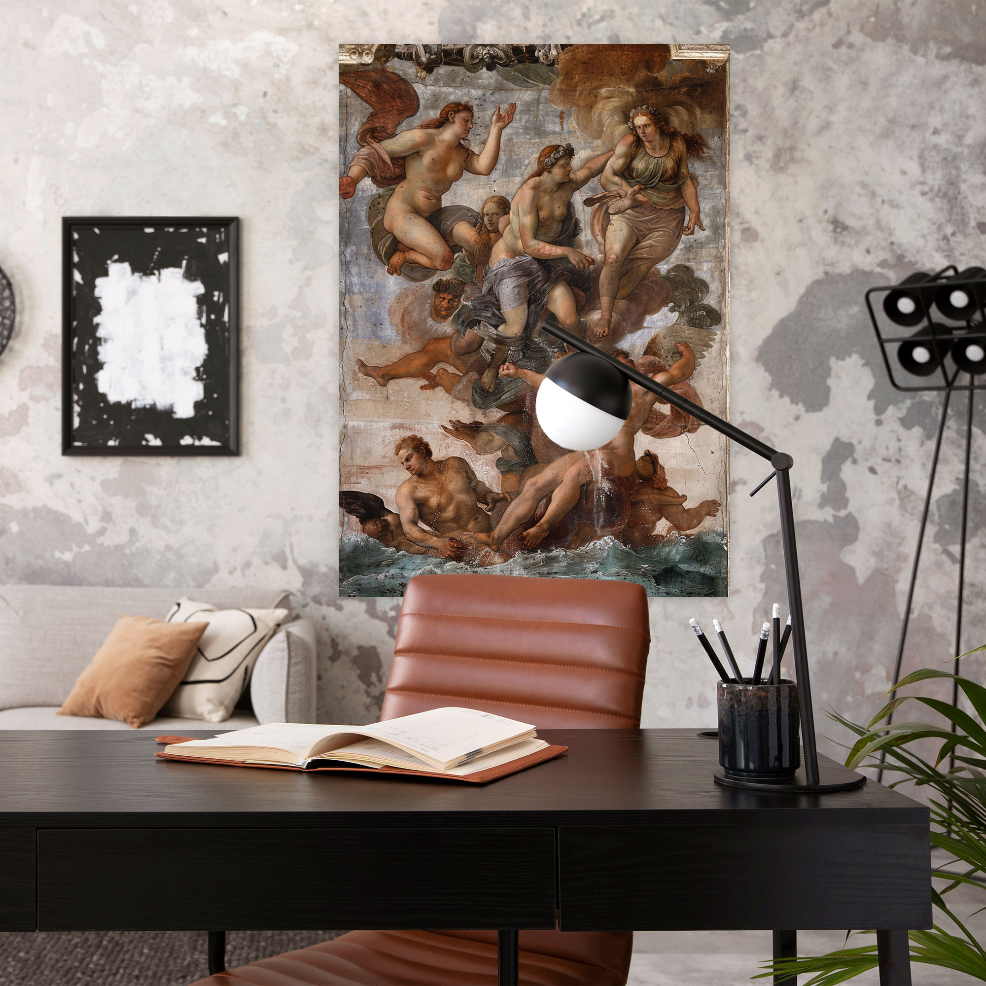 Raffaello Sanzio Wall Art - The Triumph Of Galatea - Raffaello Sanzio, Wall Art, Canvas Wall Art, Home Decoration