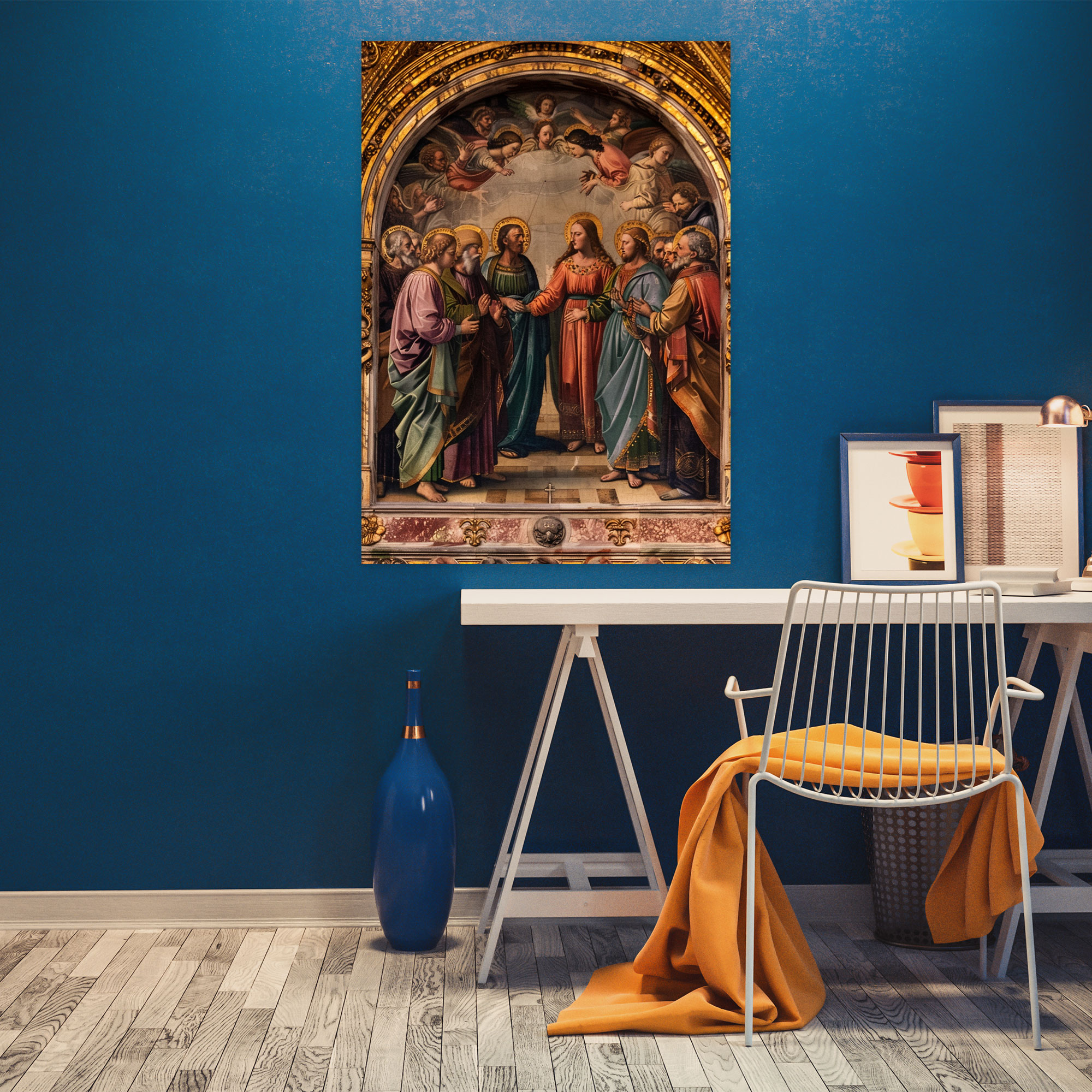Raffaello Sanzio Wall Decoration - The Marriage Of The Virgin - Raffaello Sanzio, Canvas Wall Art, Home Decoration, Wall Decoration