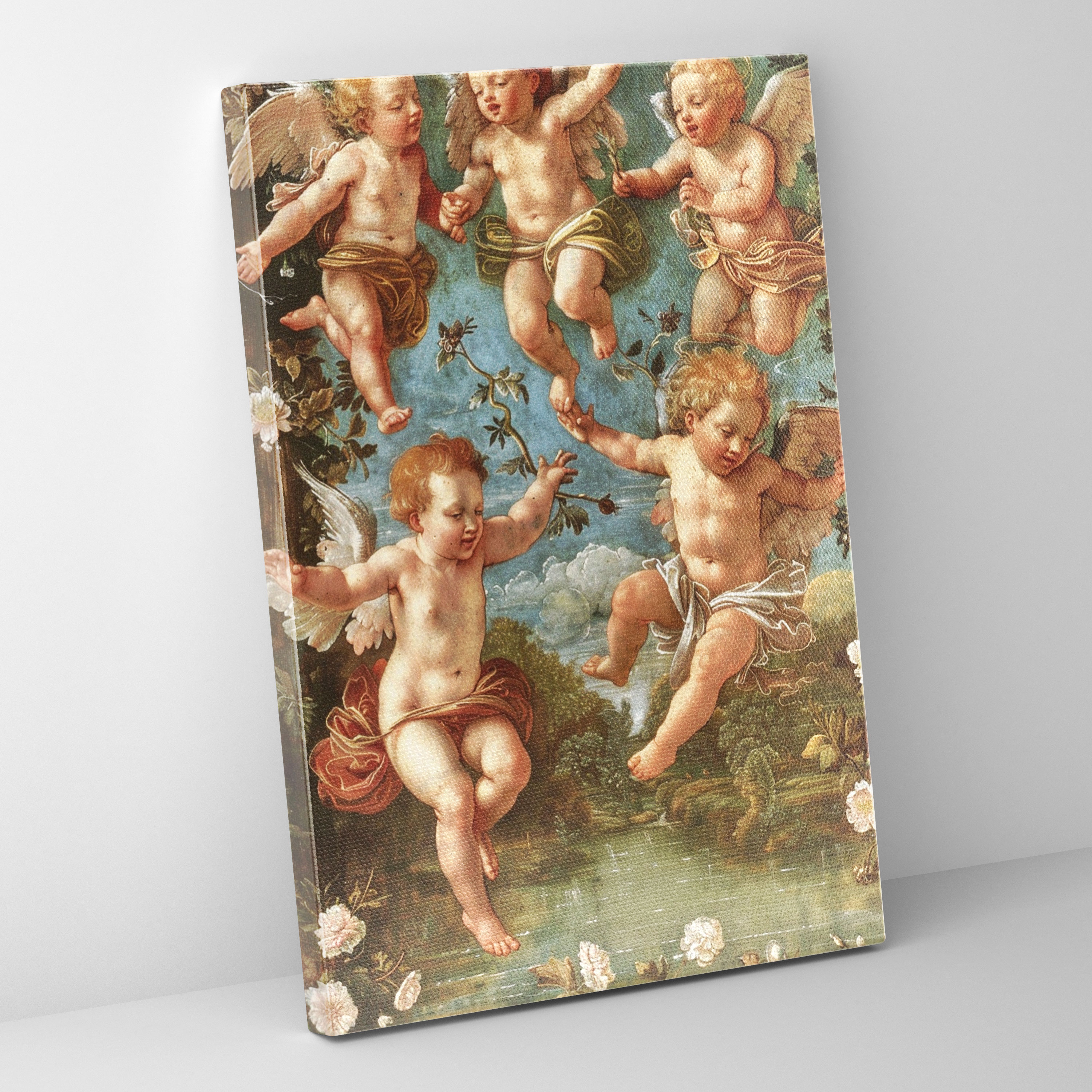 Raffaello Sanzio Cherubs Canvas Print - Raffaello Sanzio, Canvas, Wall Decoration, Canvas Wall Art