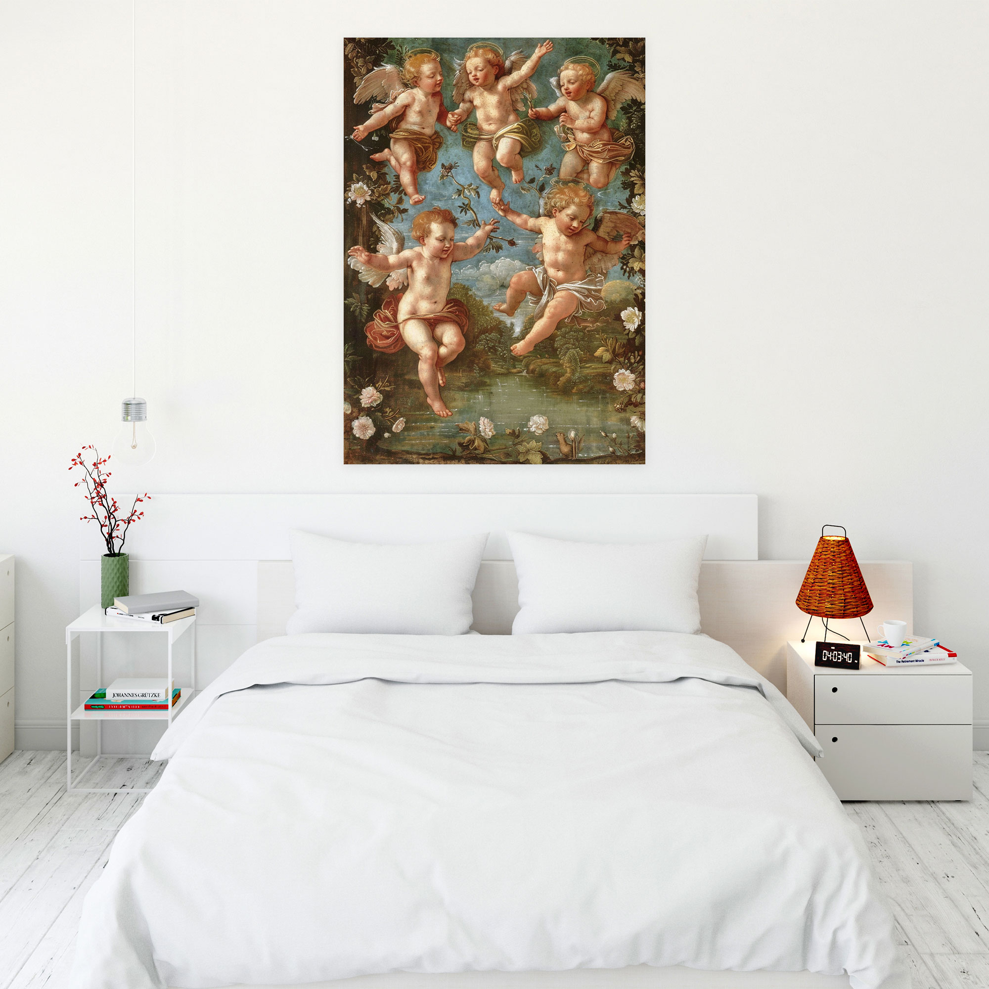 Raffaello Sanzio Cherubs Canvas Print - Raffaello Sanzio, Canvas, Wall Decoration, Canvas Wall Art