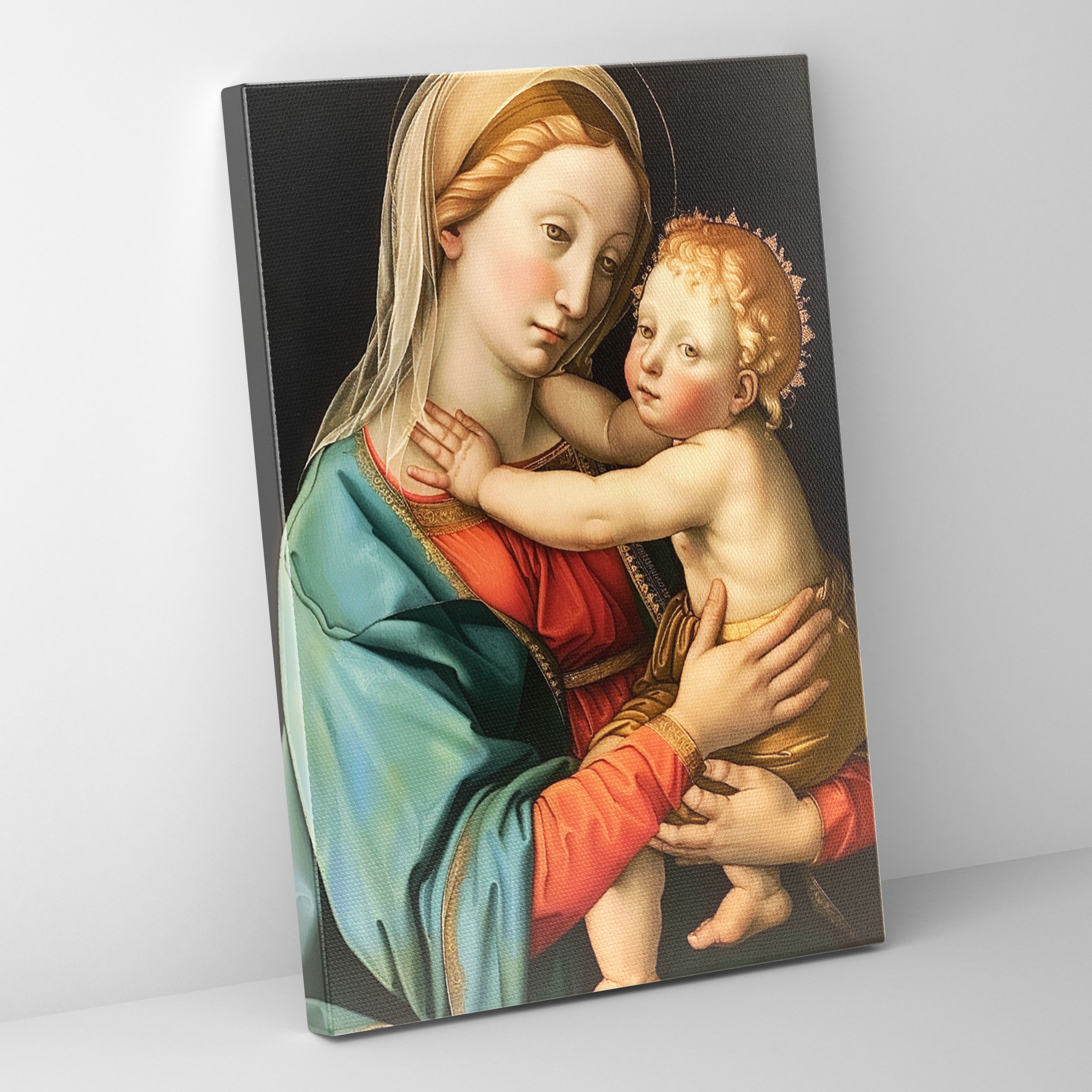 Madonna And Child Canvas Print By Raffaello Sanzio - Raffaello Sanzio, Wall Art, Canvas Print, Home Decoration