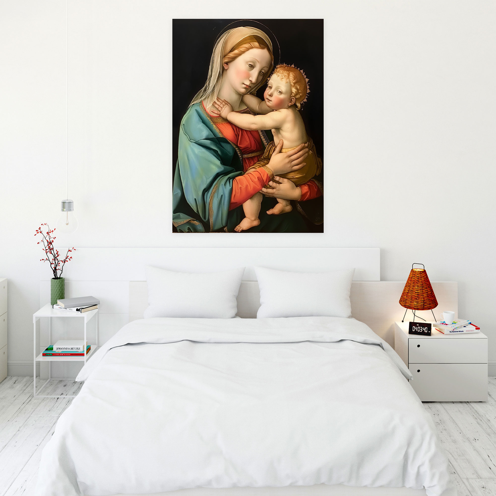 Madonna And Child Canvas Print By Raffaello Sanzio - Raffaello Sanzio, Wall Art, Canvas Print, Home Decoration
