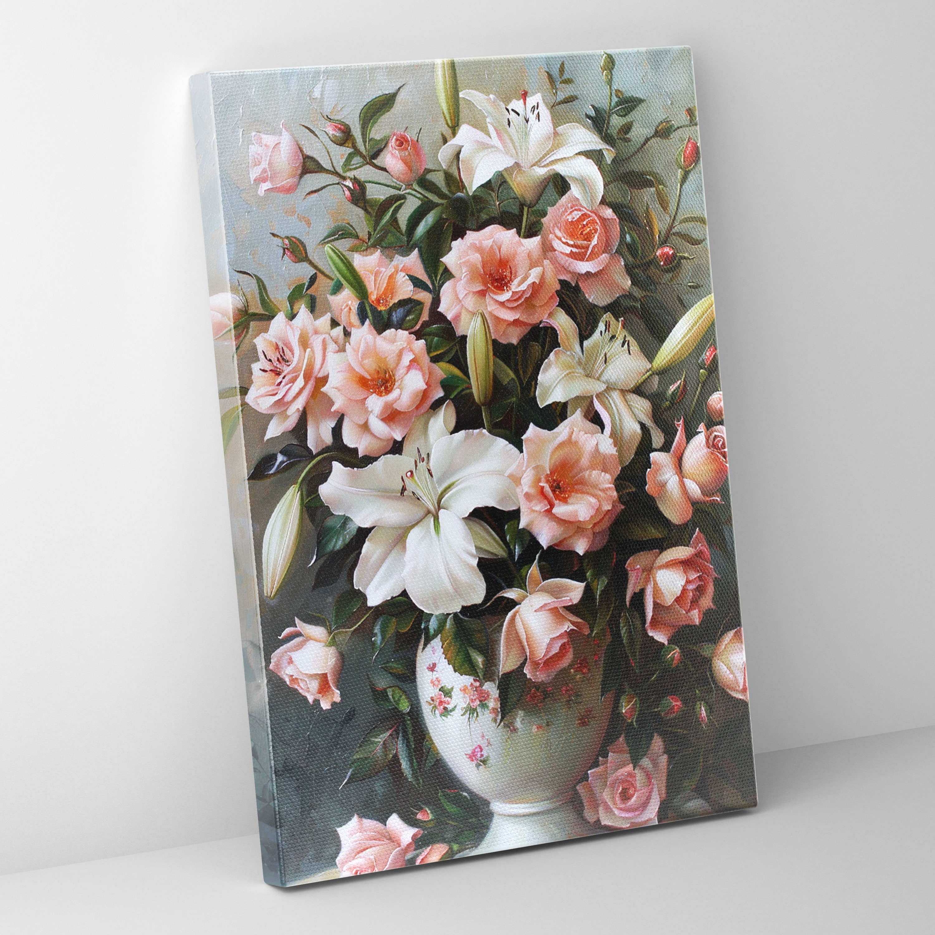 Floral Still Life Canvas Print By Raffaello Sanzio - Raffaello Sanzio, Canvas Print, Home Decoration, Canvas Wall Art