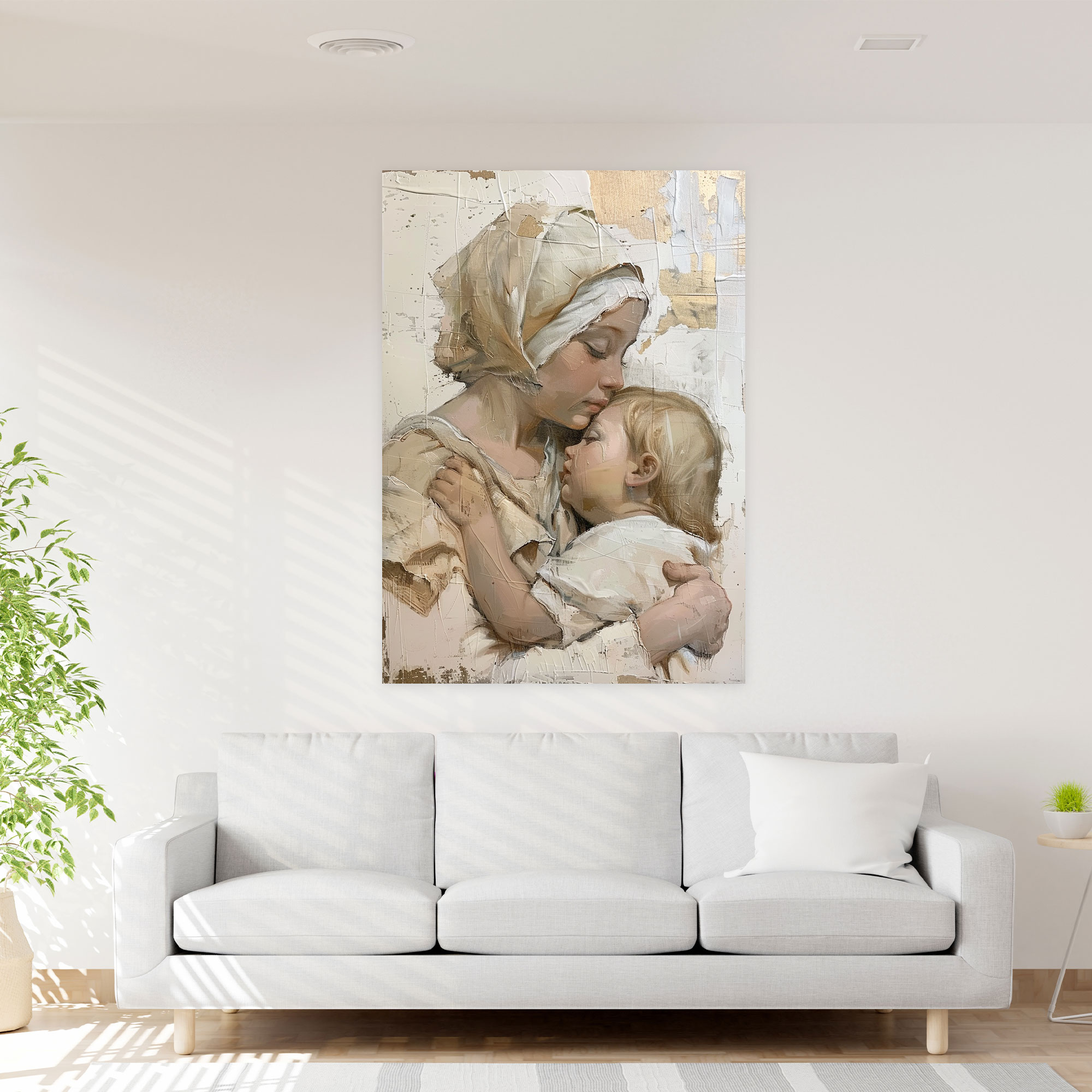 Raffaello Sanzio'nun Madonna ve Çocuk Kanvas Tablosu - Duvar Sanatı
