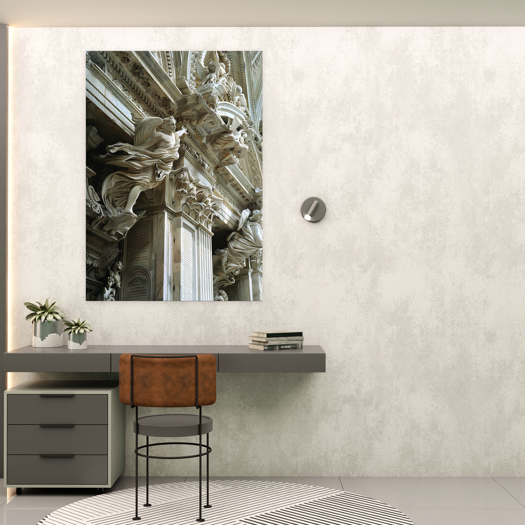 Majestic Architecture Wall Decoration - Raffaello Sanzio, Canvas Print, Wall Decoration, Grandeur