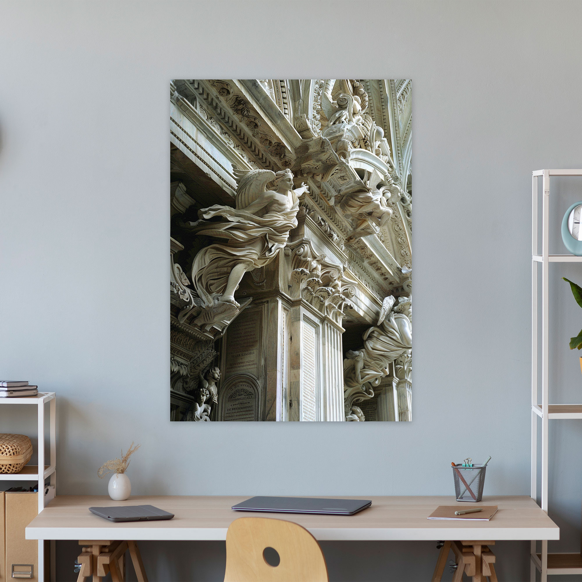 Majestic Architecture Wall Decoration - Raffaello Sanzio, Canvas Print, Wall Decoration, Grandeur