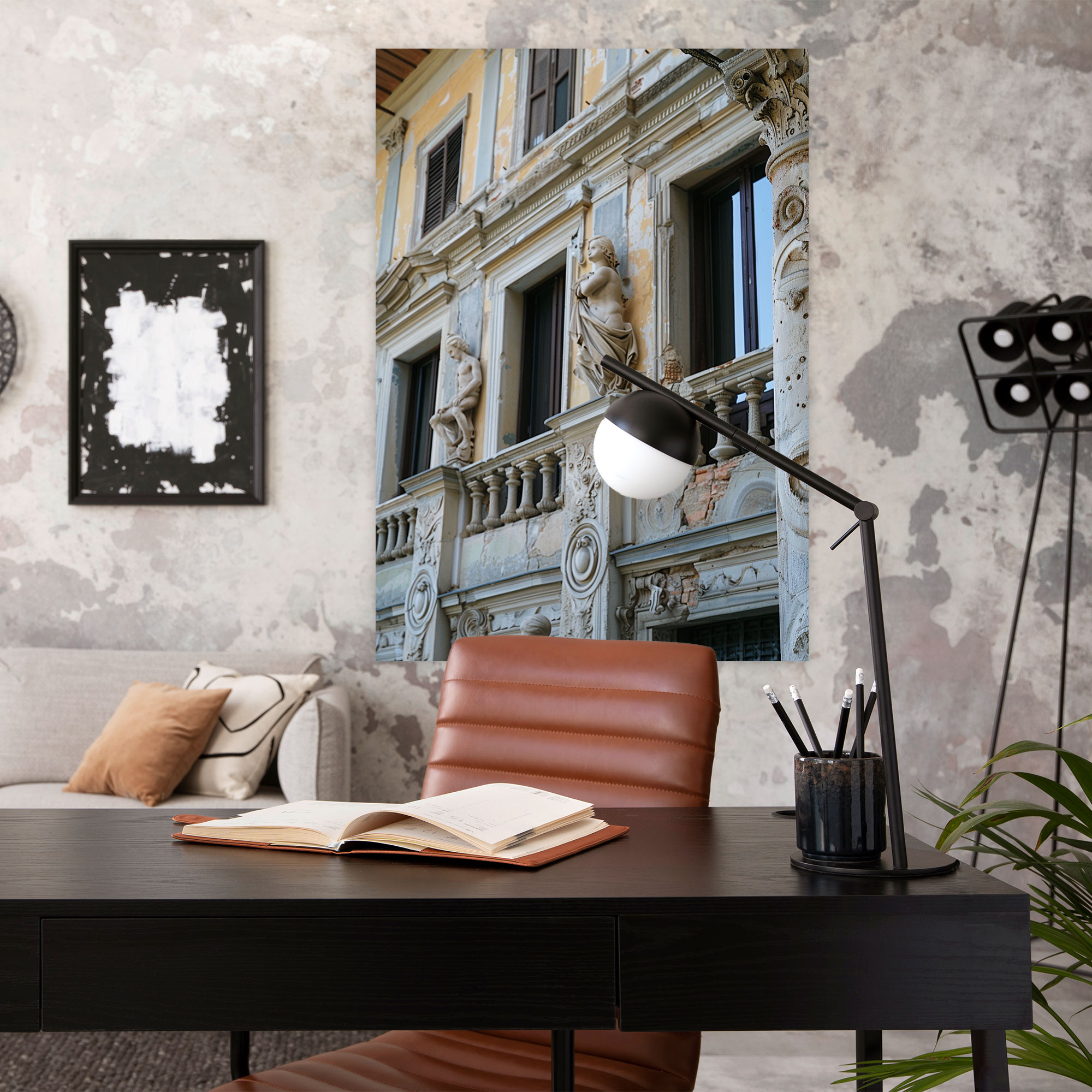 Classical Architecture Canvas Print - Raffaello Sanzio, Canvas, Wall Art, Wall Decoration