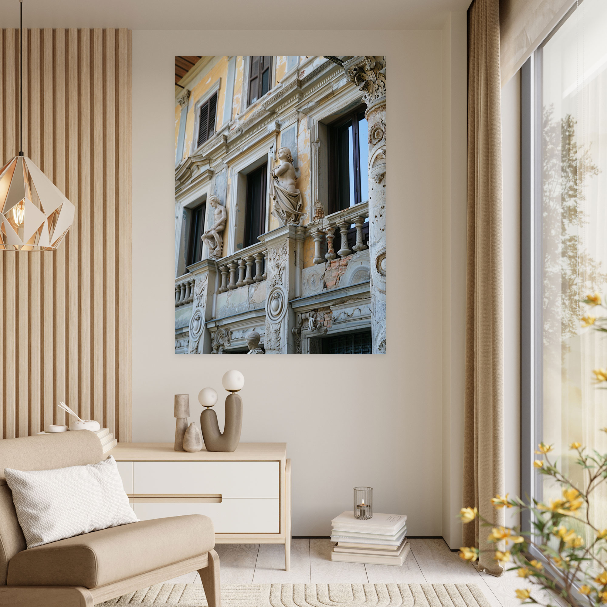 Classical Architecture Canvas Print - Raffaello Sanzio, Canvas, Wall Art, Wall Decoration