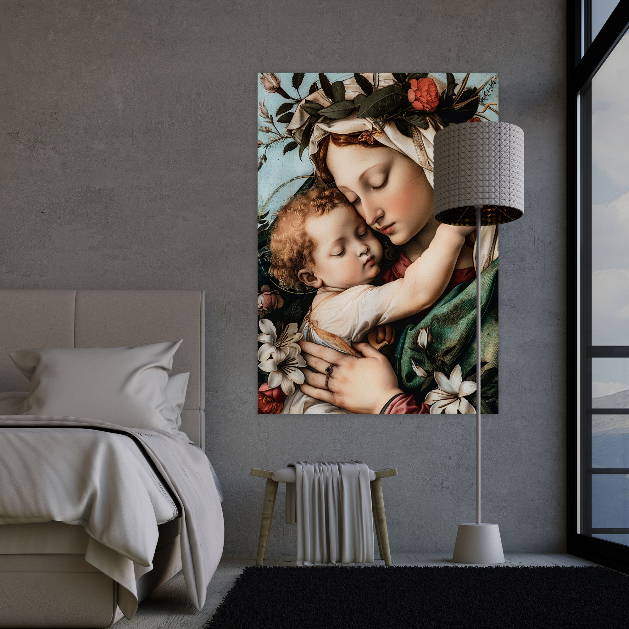 Madonna And Child Canvas Print - Raffaello Sanzio, Canvas Wall Art, Canvas Print, Wall Art