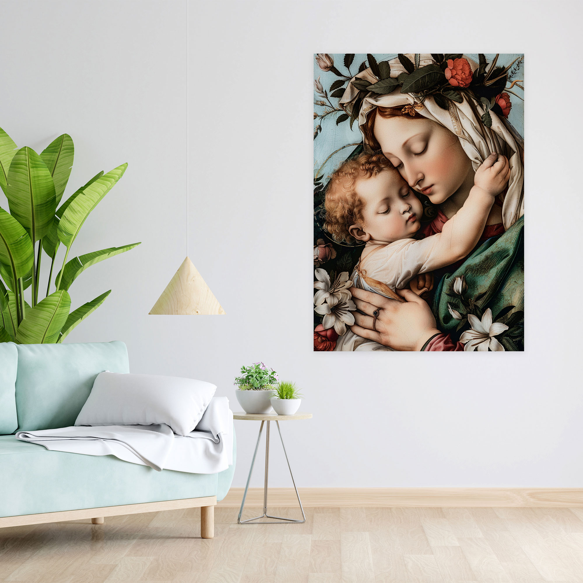 Madonna And Child Canvas Print - Raffaello Sanzio, Canvas Wall Art, Canvas Print, Wall Art