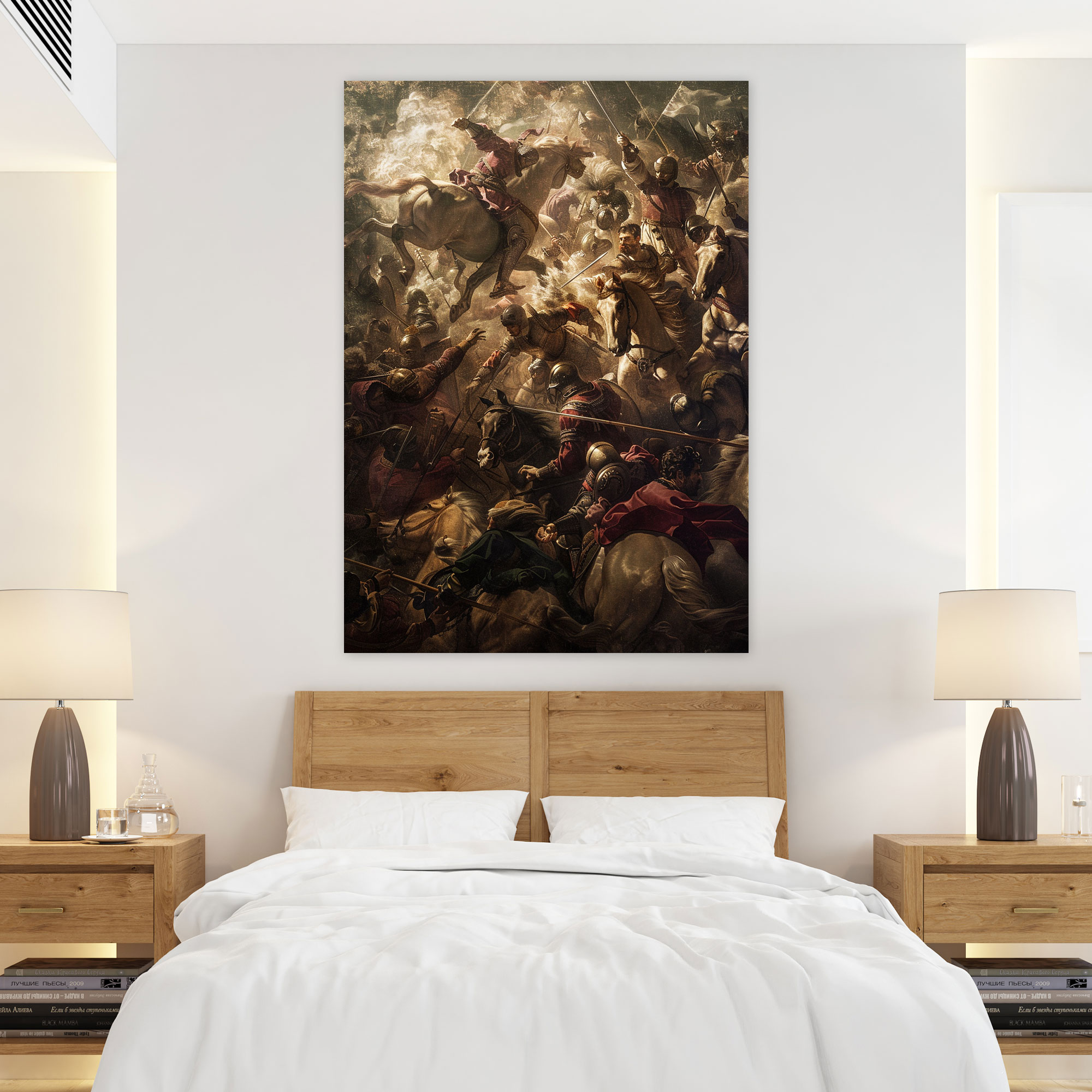 Battle Scene Wall Art - Raffaello Sanzio, Canvas, Canvas Wall Art, Raffaello Sanzio
