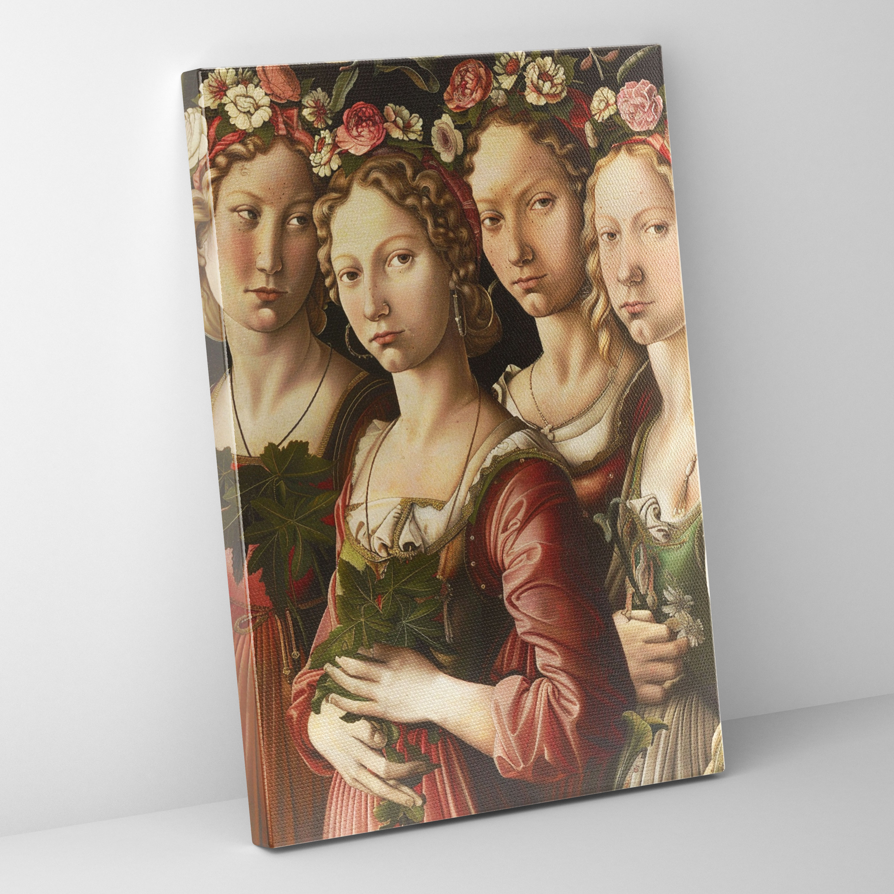 Women In Garden Canvas Print - Raffaello Sanzio, Wall Decoration, Wall Art, Canvas Wall Art