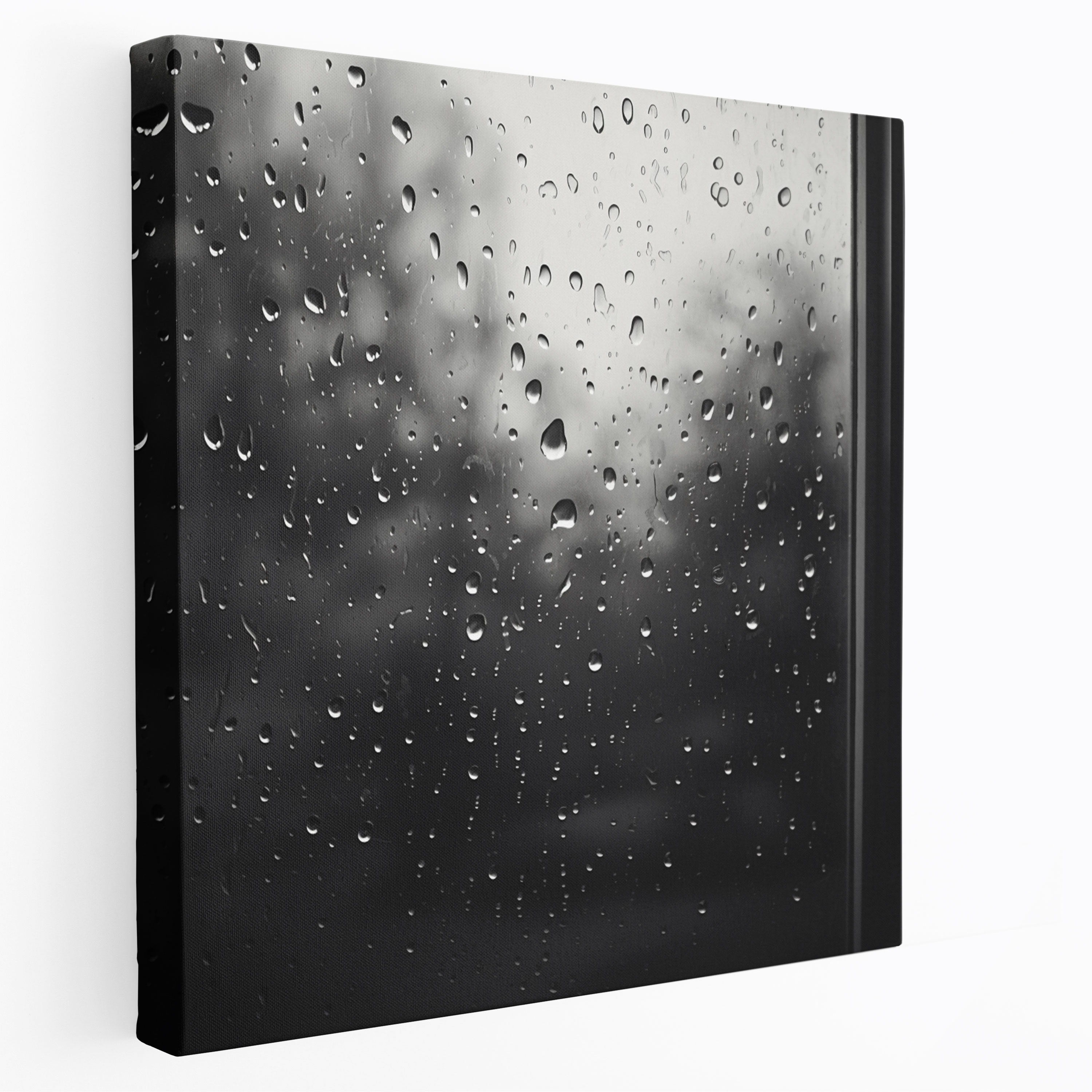 Rainy Window Canvas Print - Rain, Canvas Print, Tranquility, Window Pane