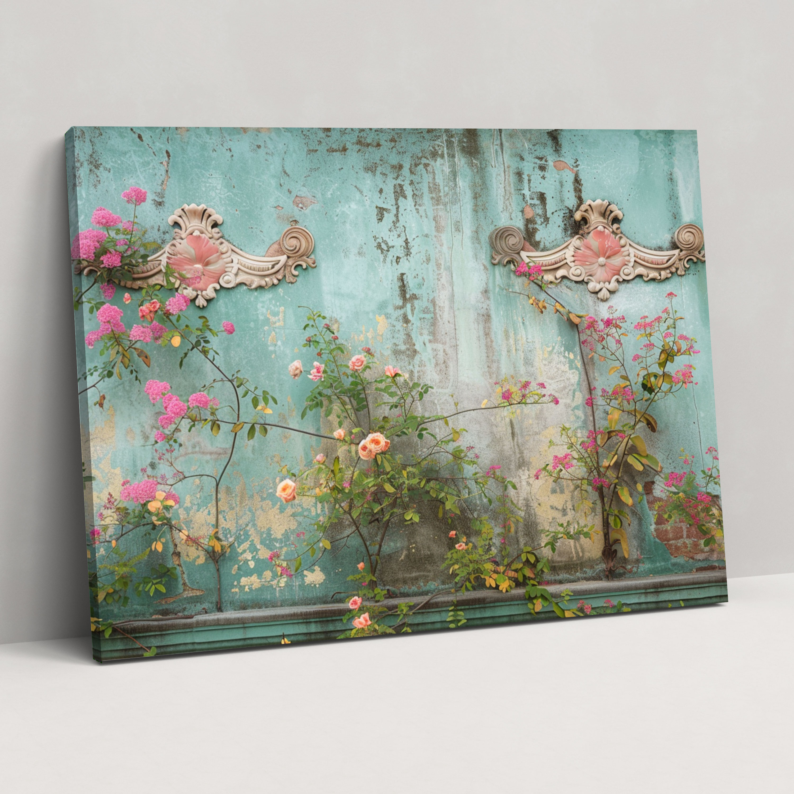 Rococo Garden Wall Decoration - Rococo, Canvas, Canvas Wall Art, Wall Decoration