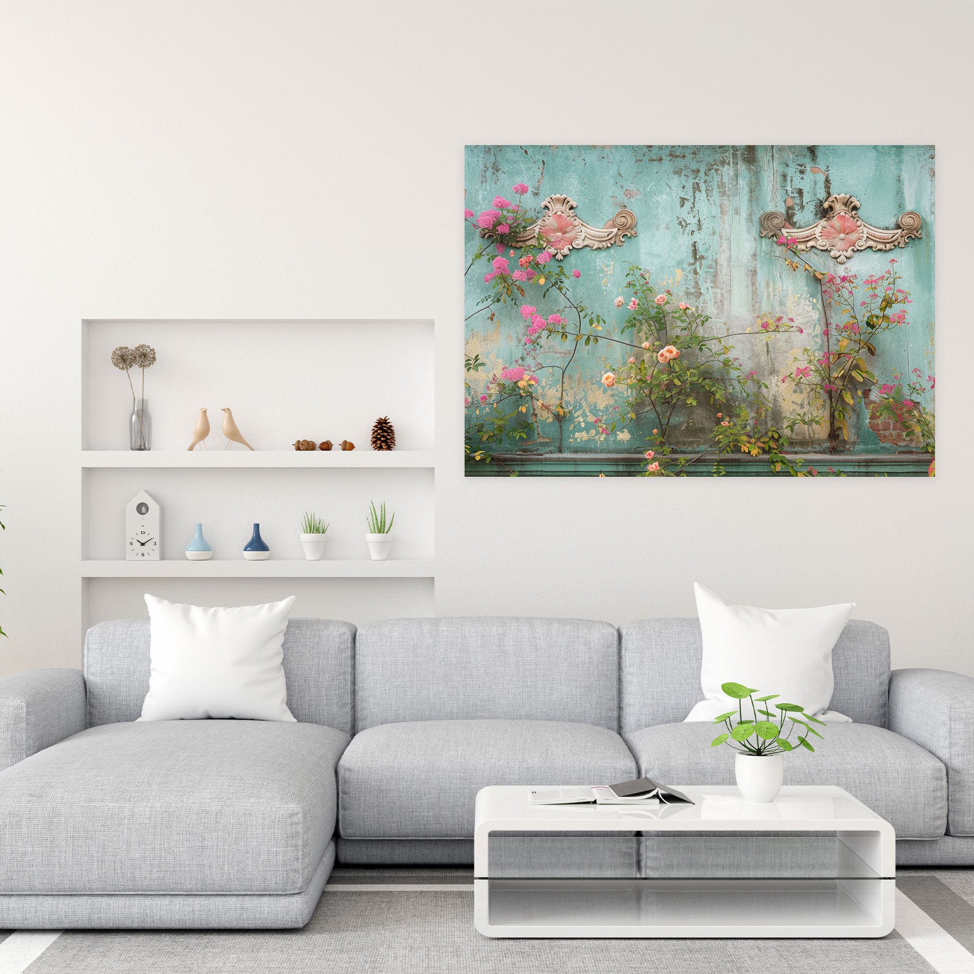 Rococo Garden Wall Decoration - Rococo, Canvas, Canvas Wall Art, Wall Decoration