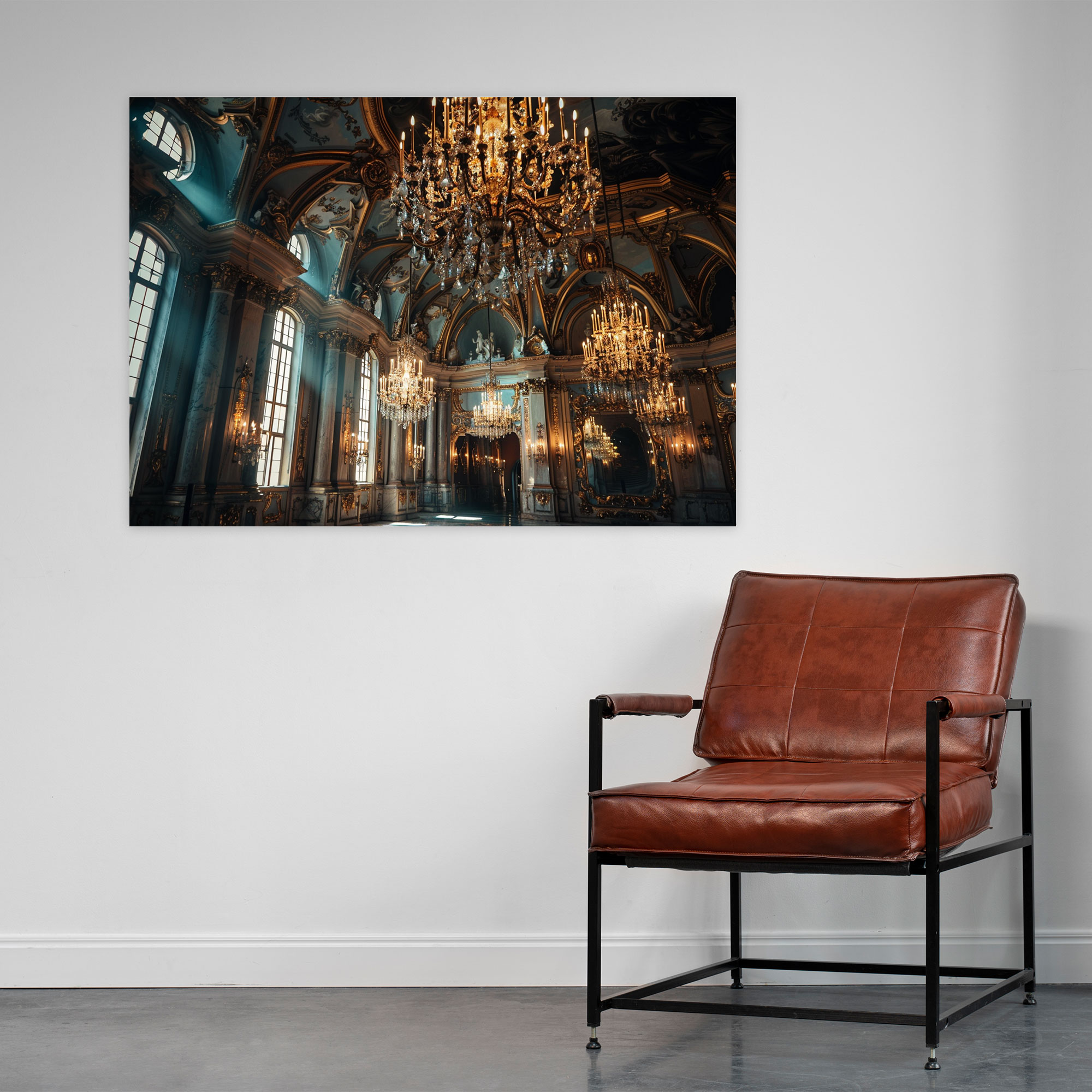 Ballroom Rococo Canvas Print - Rococo, Canvas Wall Art, Canvas, Home Decoration
