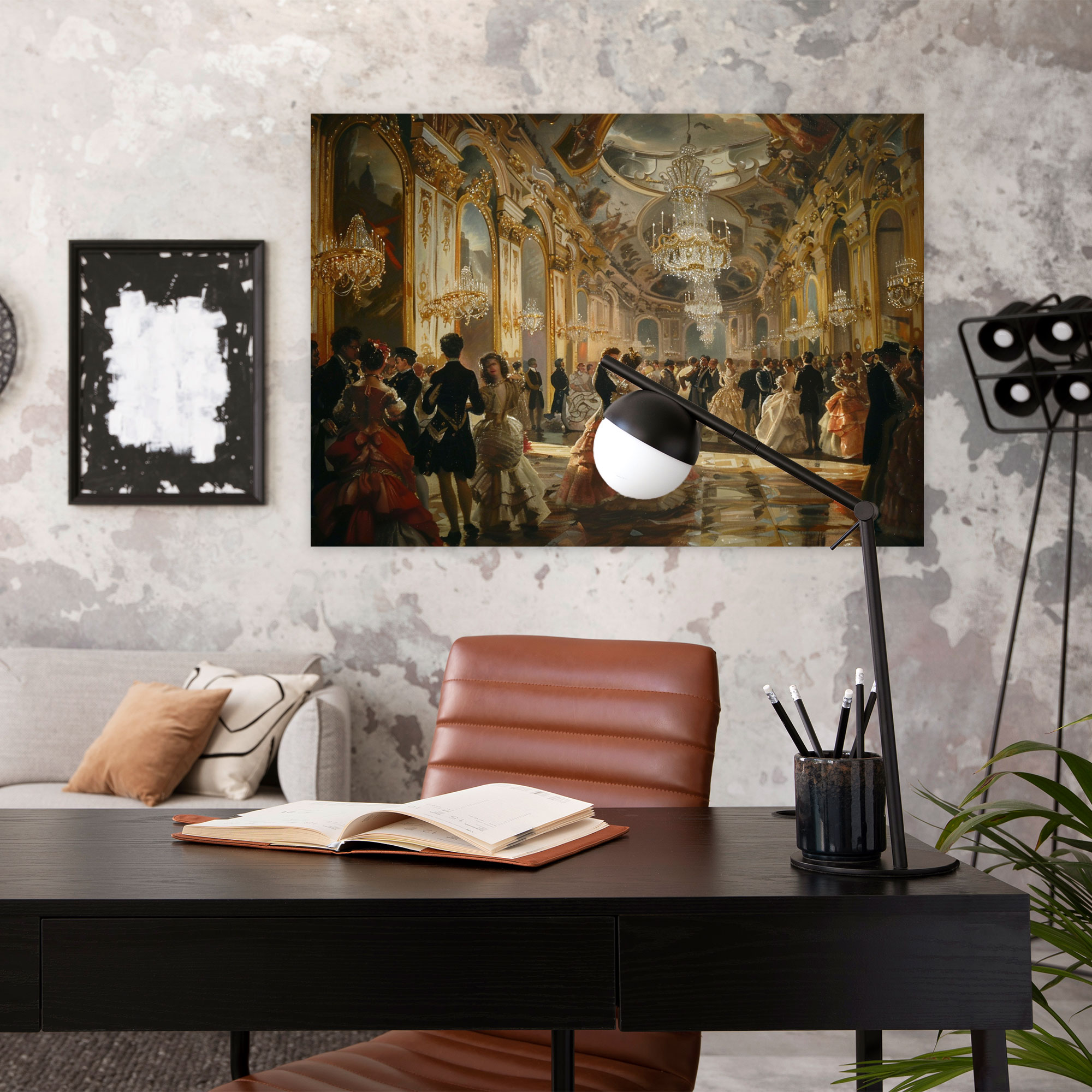 Rococo Style Painting Canvas Print - Rococo, Rococo Style Painting, Canvas Print, Canvas Wall Art