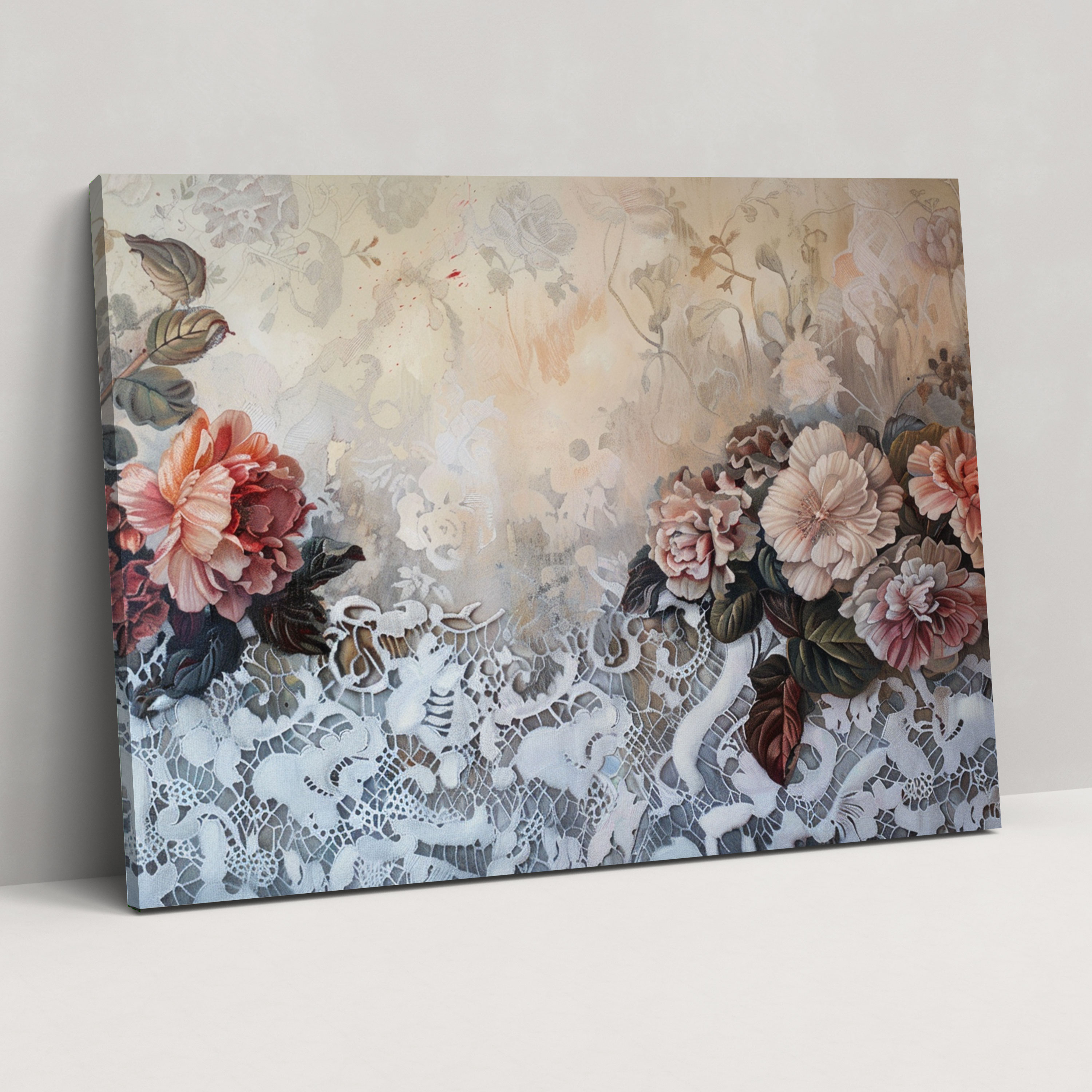 Rococo Style Painting Wall Decoration - Rococo, Rococo Style Painting, Home Decoration, Canvas Wall Art