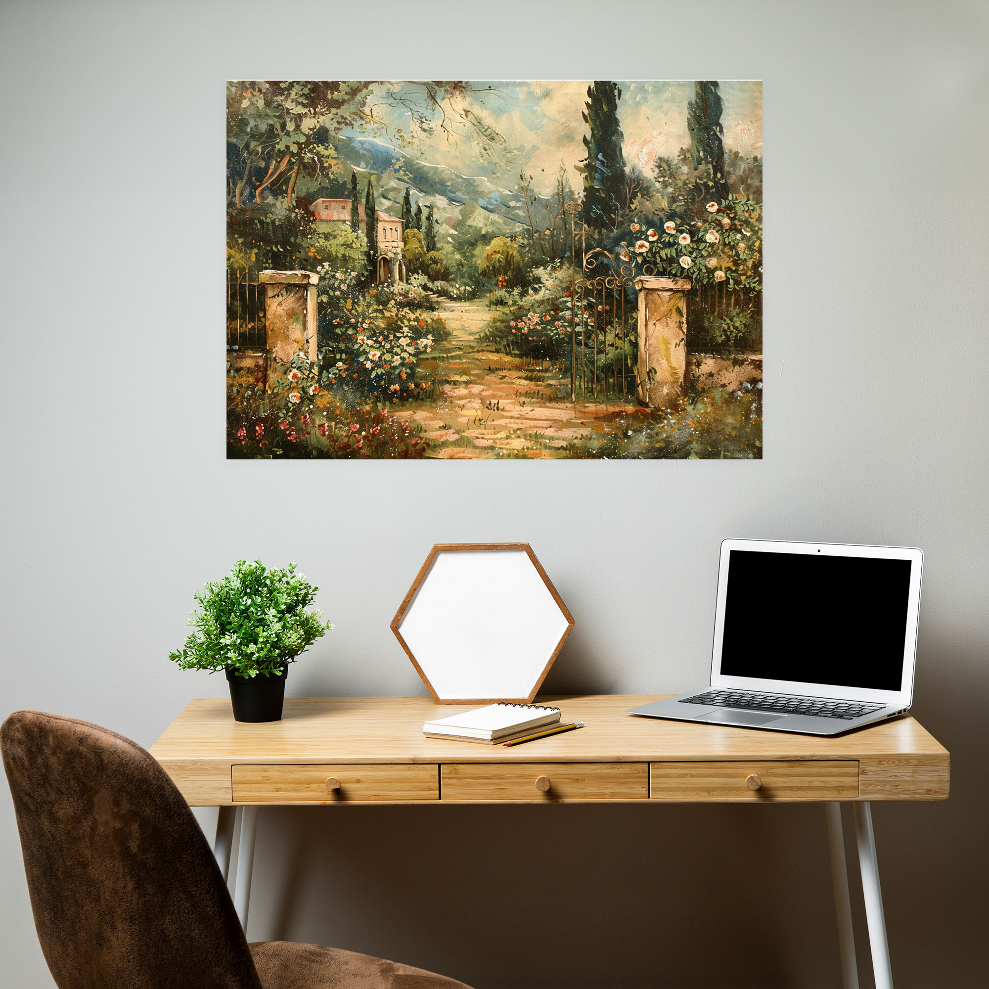 Rococo Style Painting Canvas Print - Rococo, Wall Decoration, Canvas, Rococo Style Painting