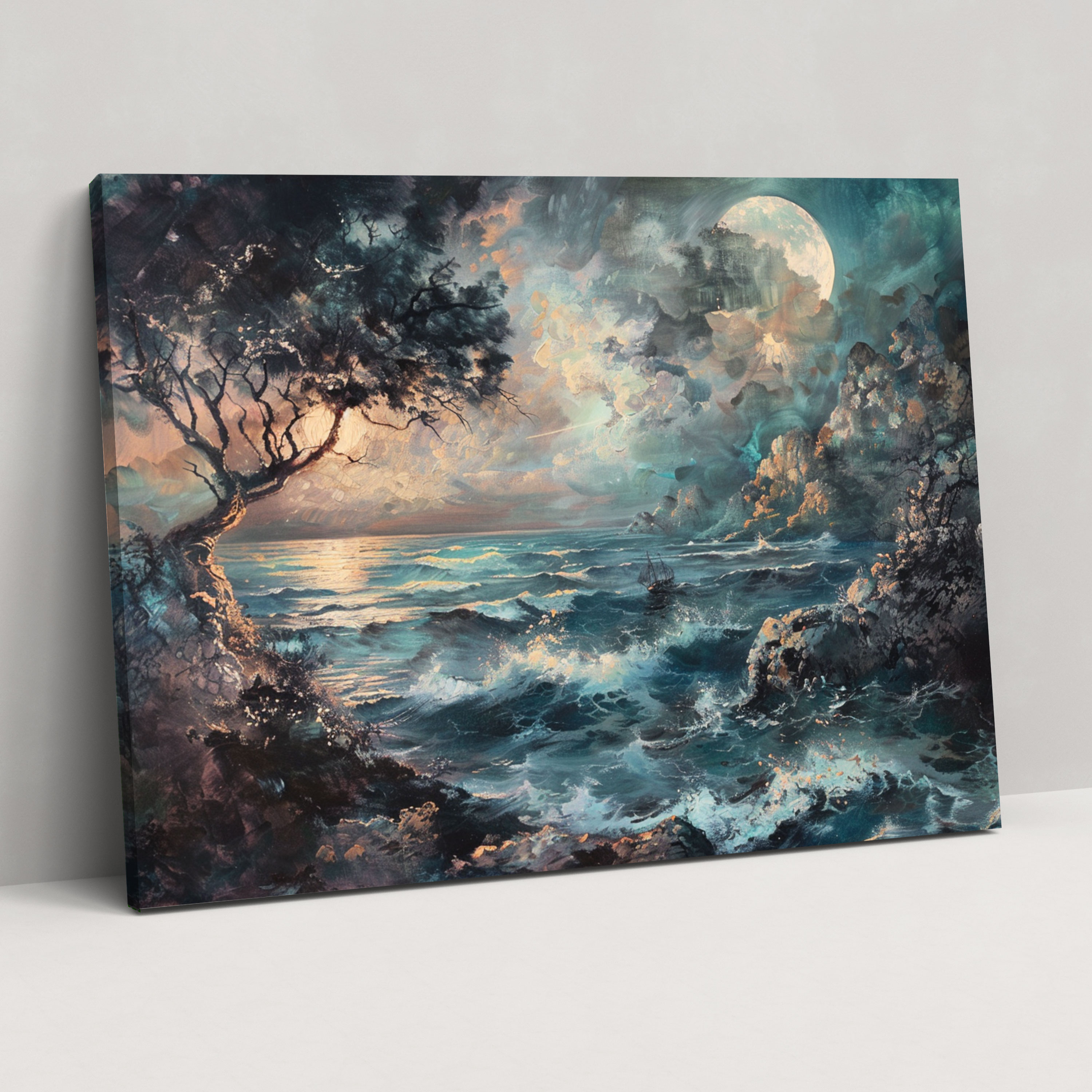 Rococo Style Painting Wall Decoration - Rococo, Home Decoration, Canvas Wall Art, Canvas Print