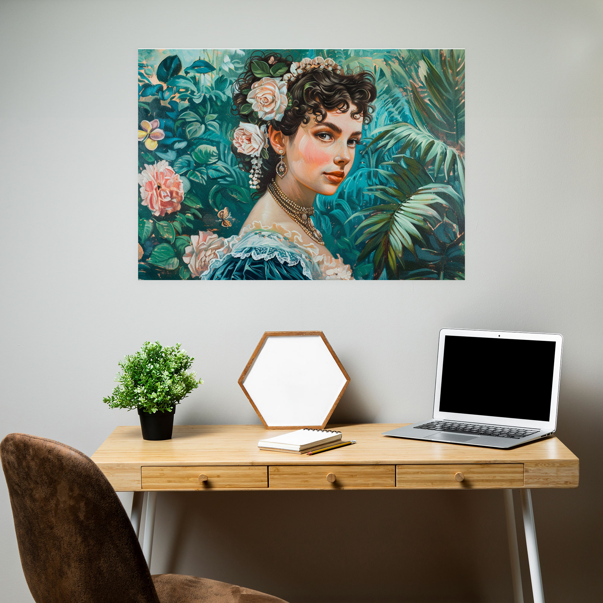 Rococo Style Painting Canvas Print - Rococo, Rococo Style Painting, Canvas Wall Art, Home Decoration