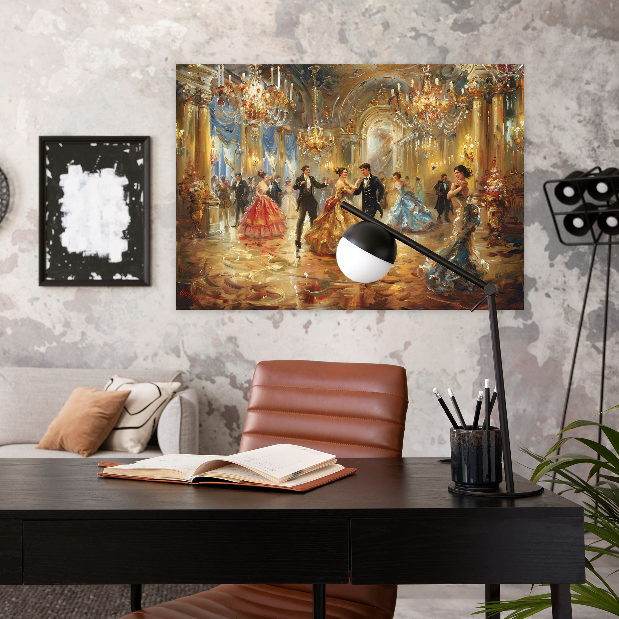 Rococo Style Painting Wall Art - Rococo, Rococo Style Painting, Home Decoration, Canvas Wall Art