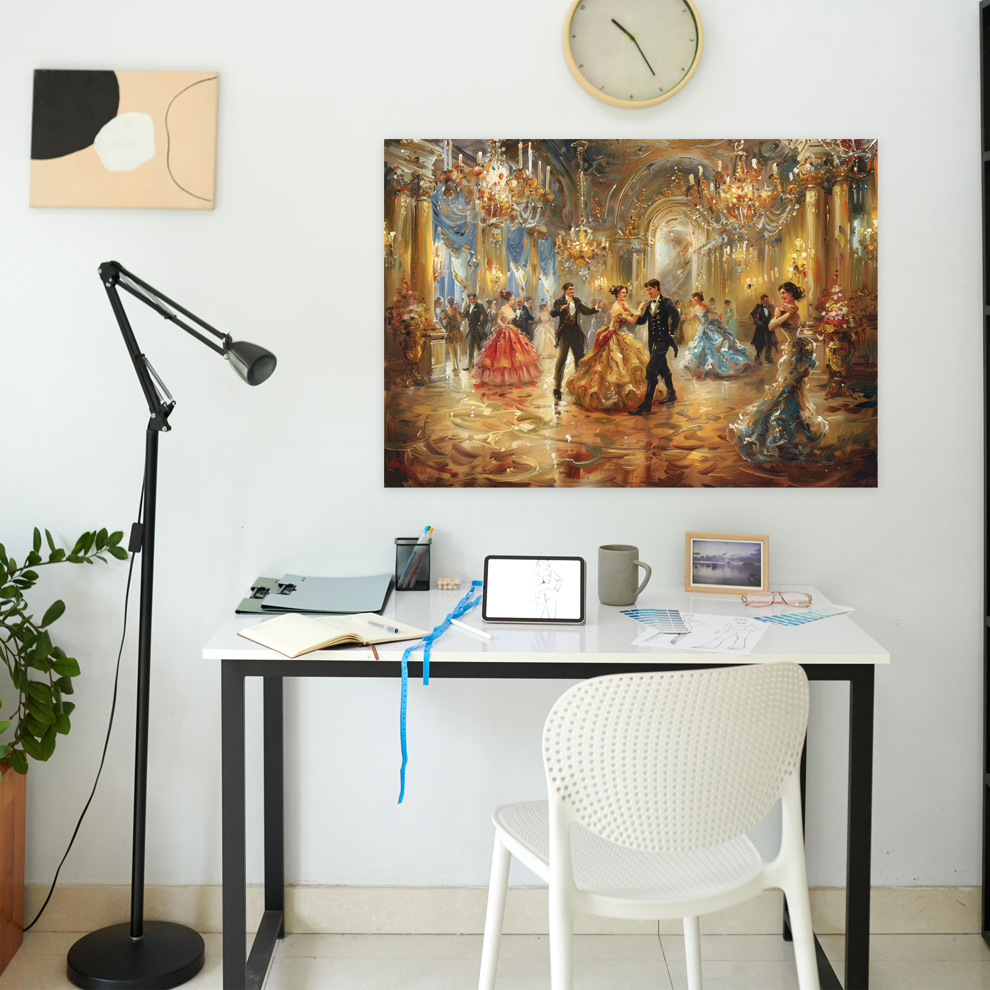 Rococo Style Painting Wall Art - Rococo, Rococo Style Painting, Home Decoration, Canvas Wall Art