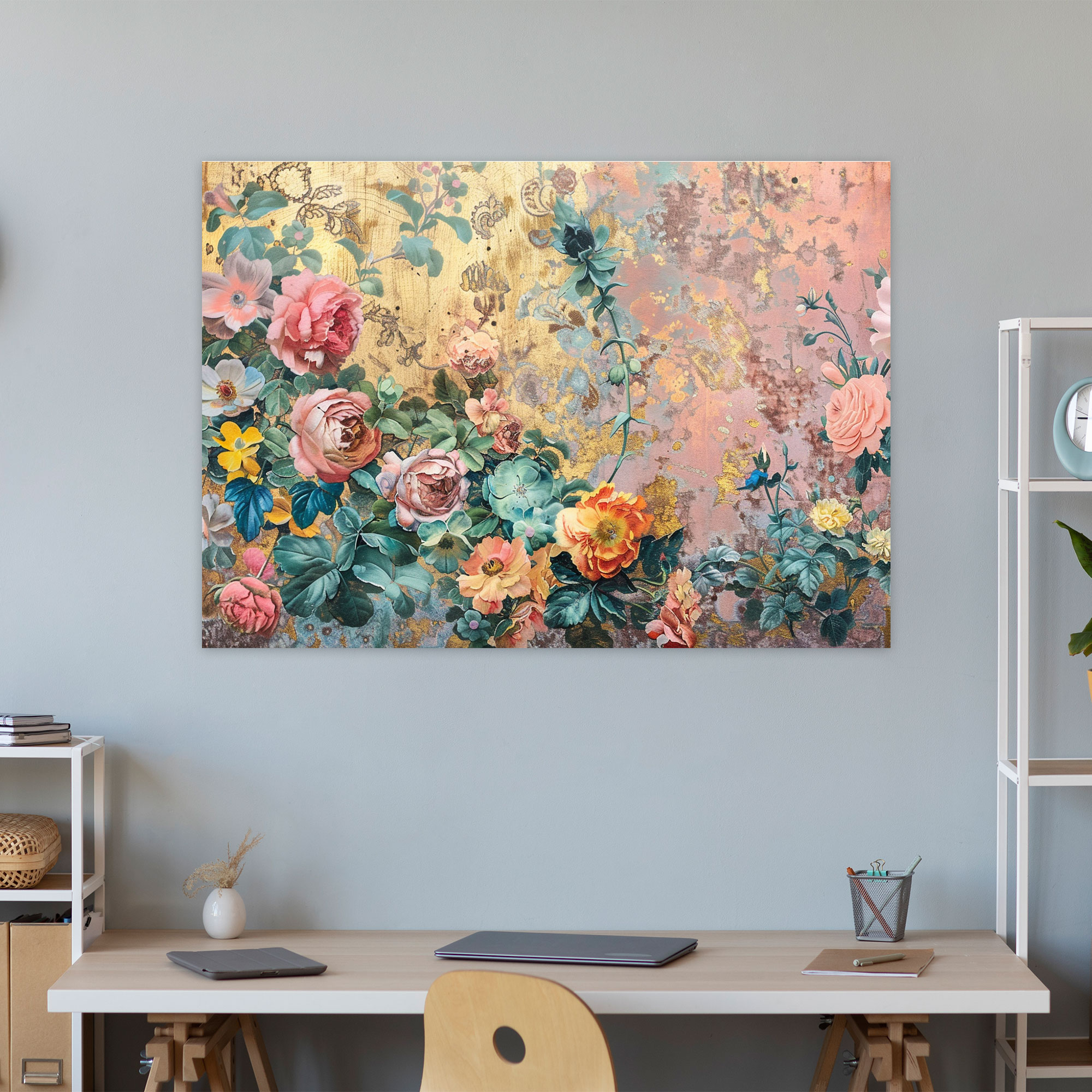 Rococo Style Painting Wall Decoration - Rococo, Canvas Wall Art, Rococo Style Painting, Wall Decoration