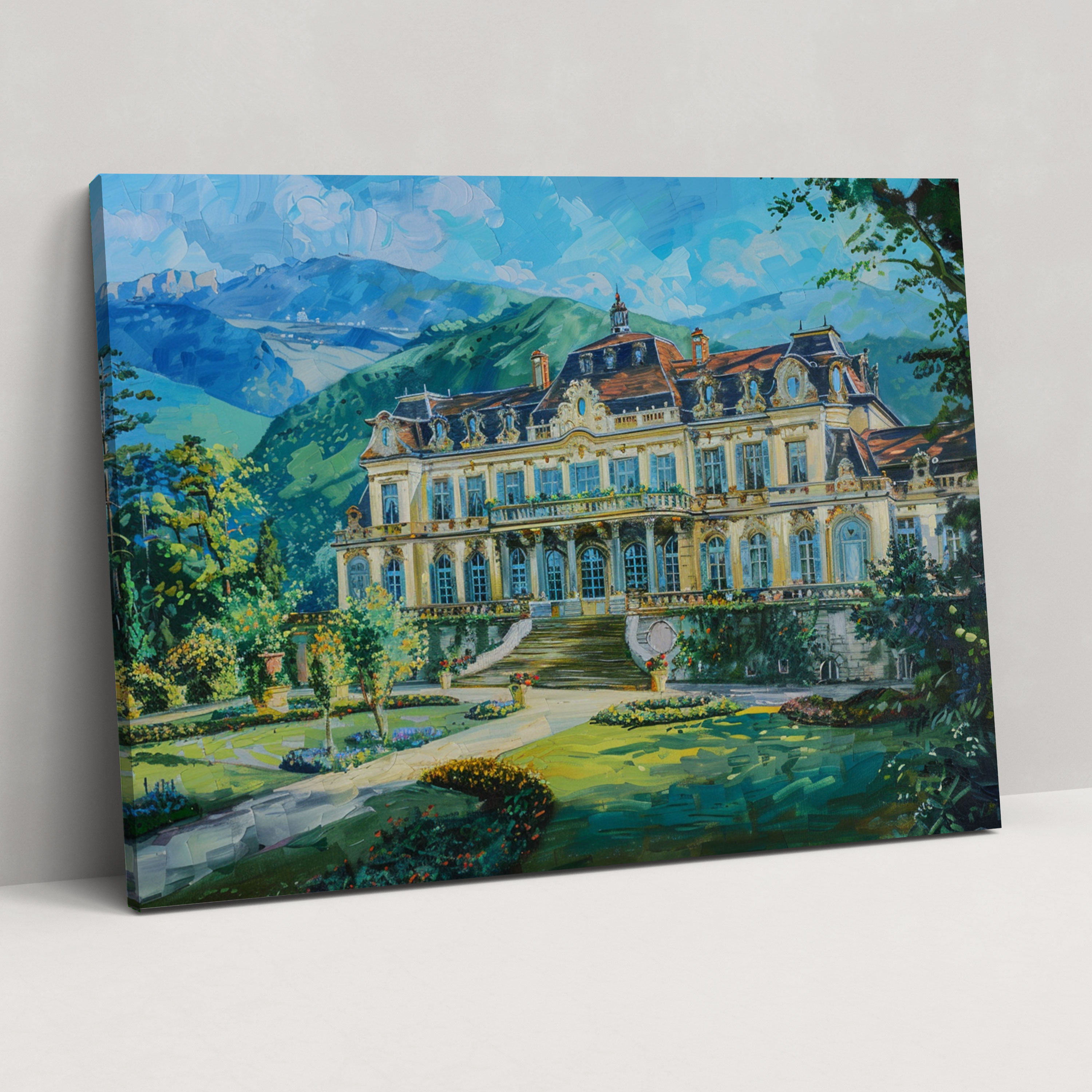 Rococo Style Painting Wall Art - Rococo, Wall Art, Home Decoration, Wall Decoration