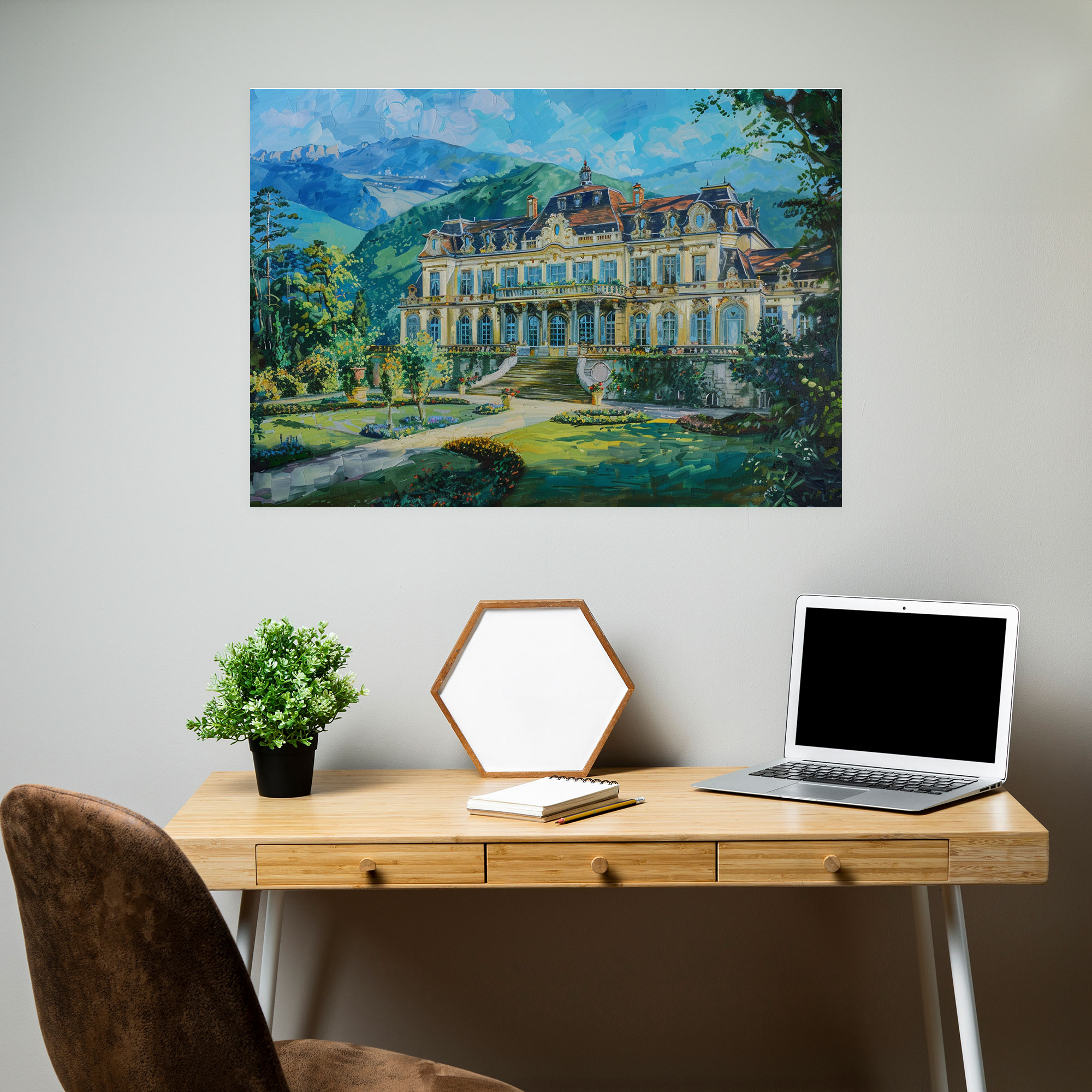 Rococo Style Painting Wall Art - Rococo, Wall Art, Home Decoration, Wall Decoration